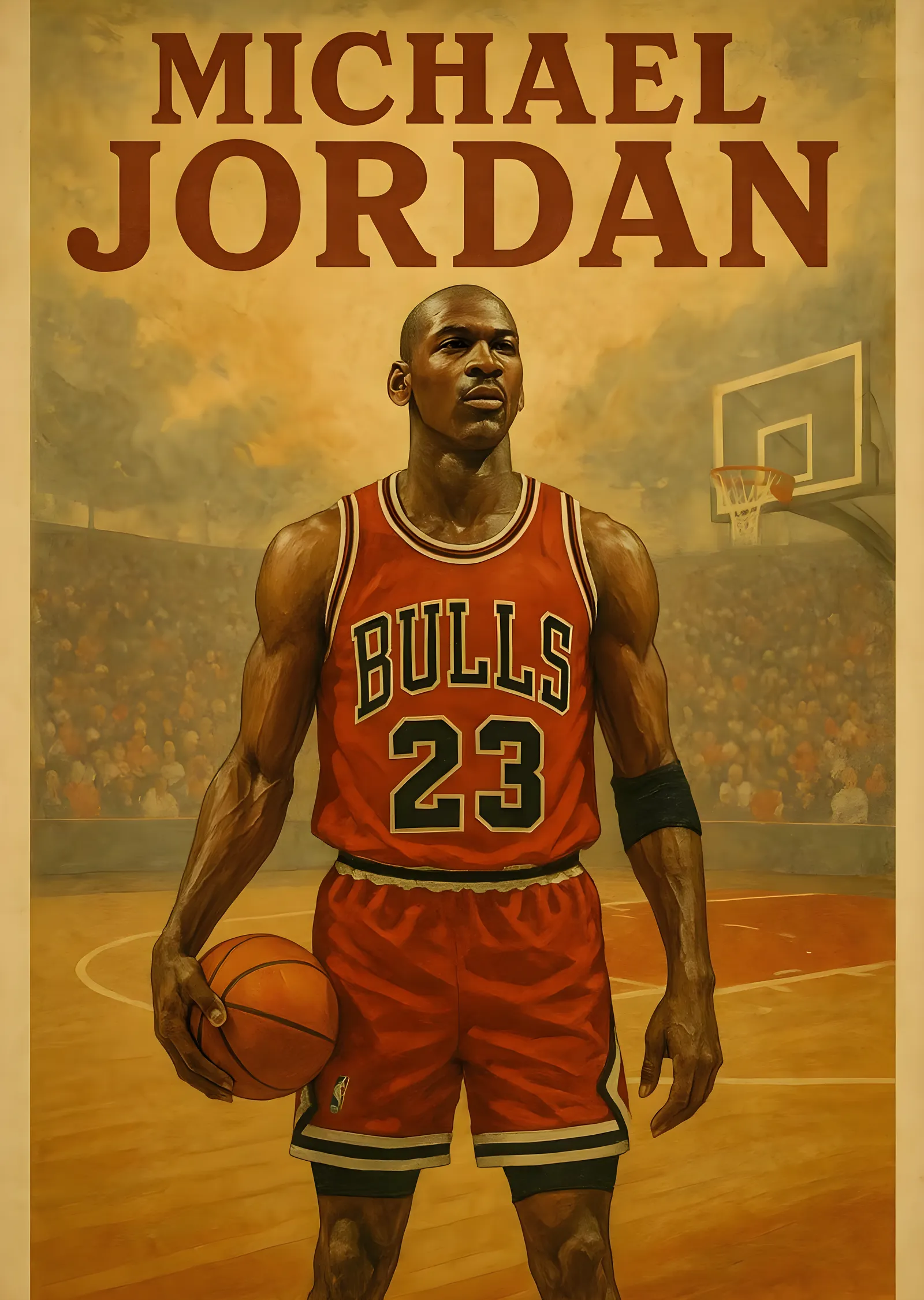 Michael Jordan: Basketbol İkonu metal tablo