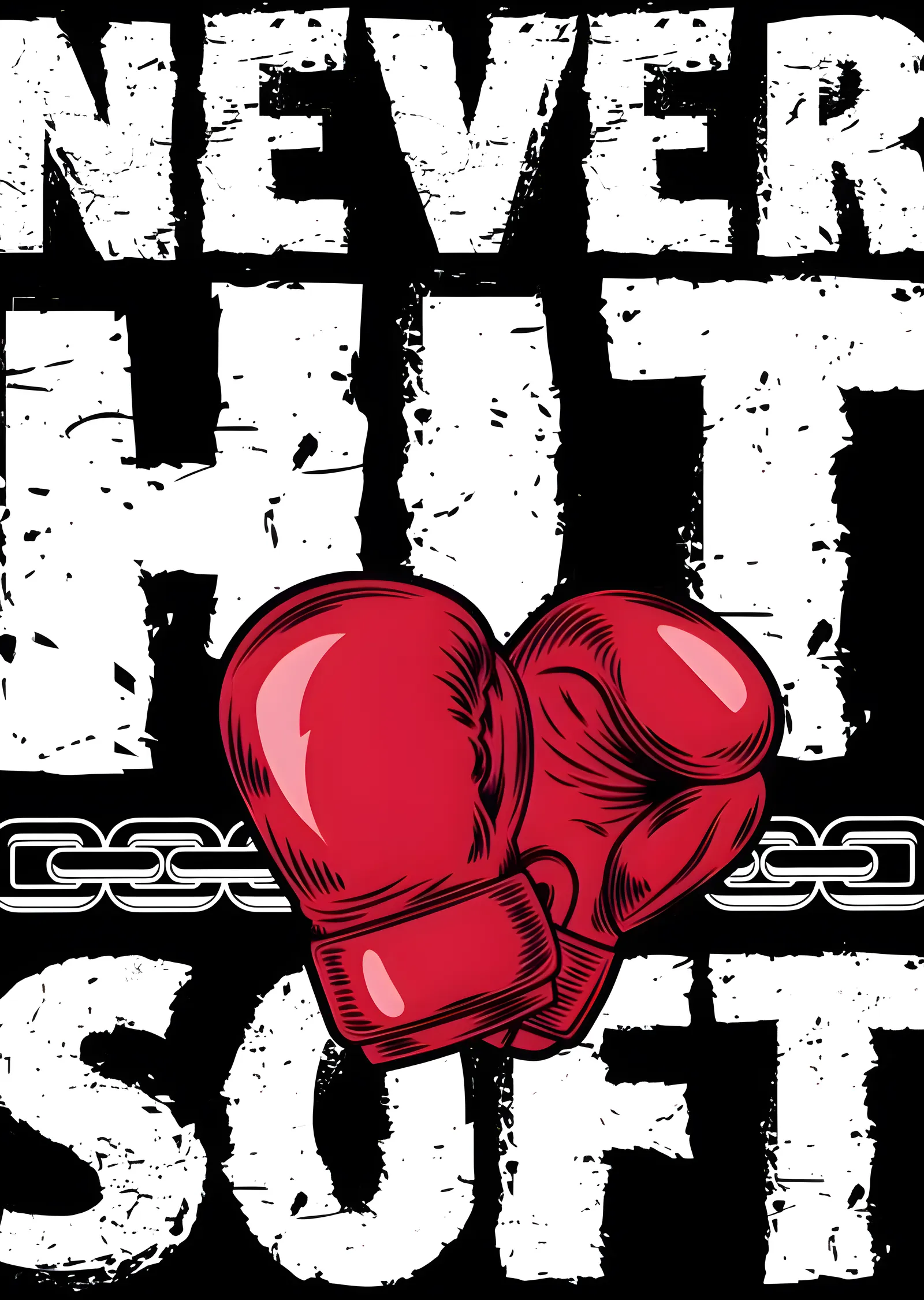 Never Hit Soft metal tablo