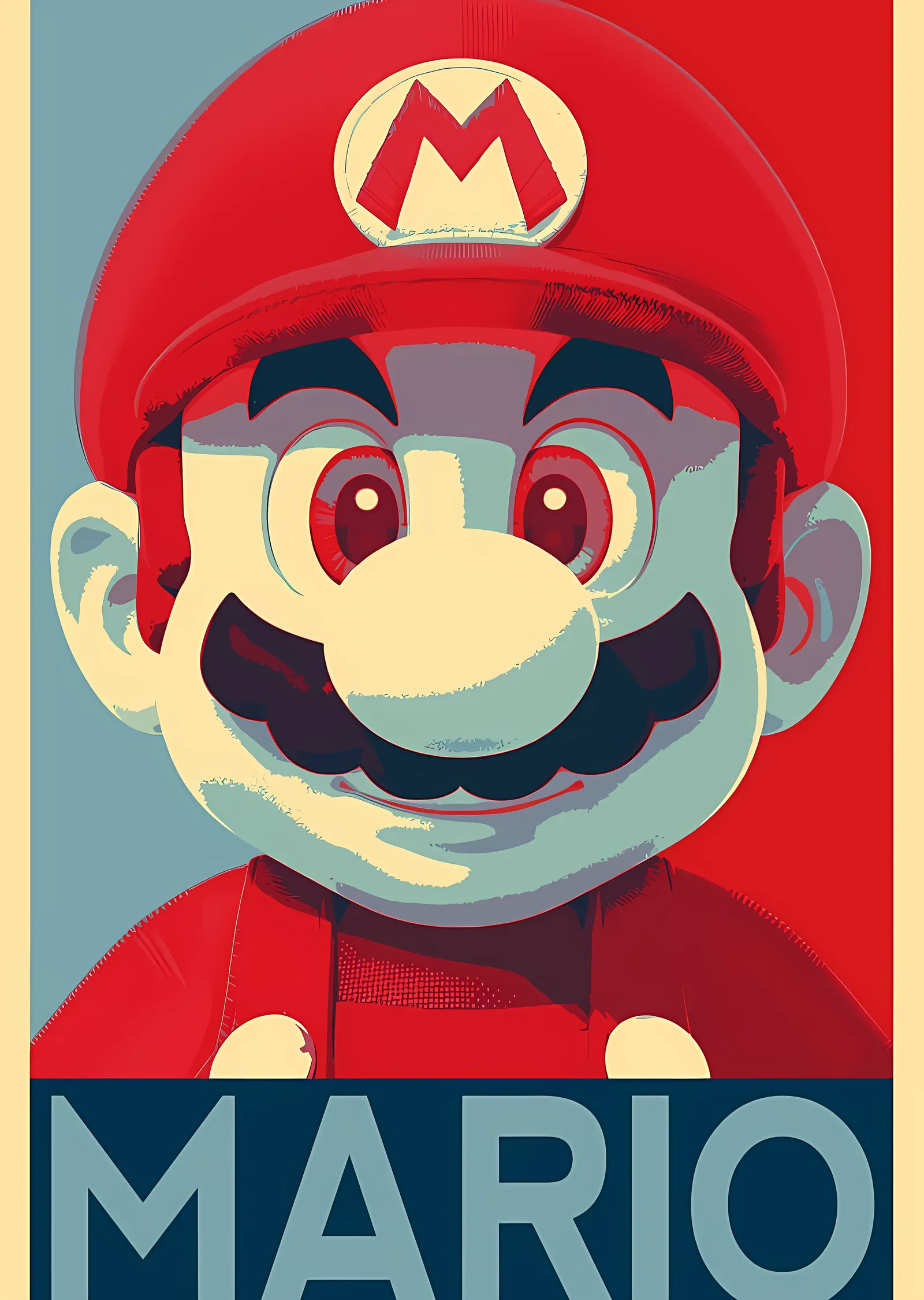 Mario: İtalyan Kahramanı metal tablo