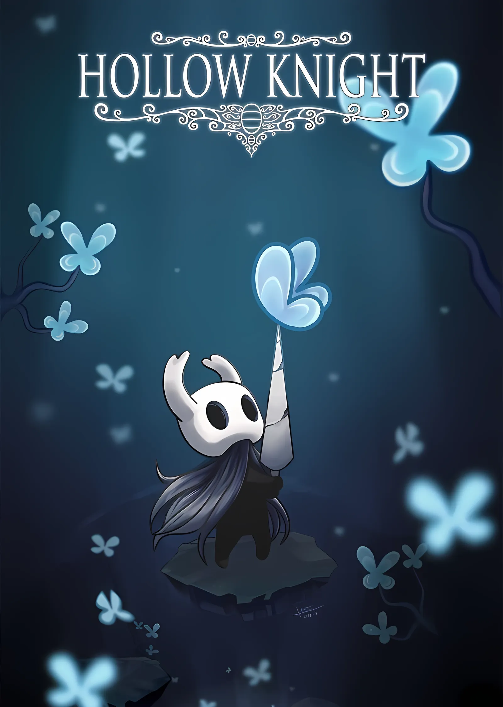 Hollow Knight: Unutulmuş Krallık metal tablo