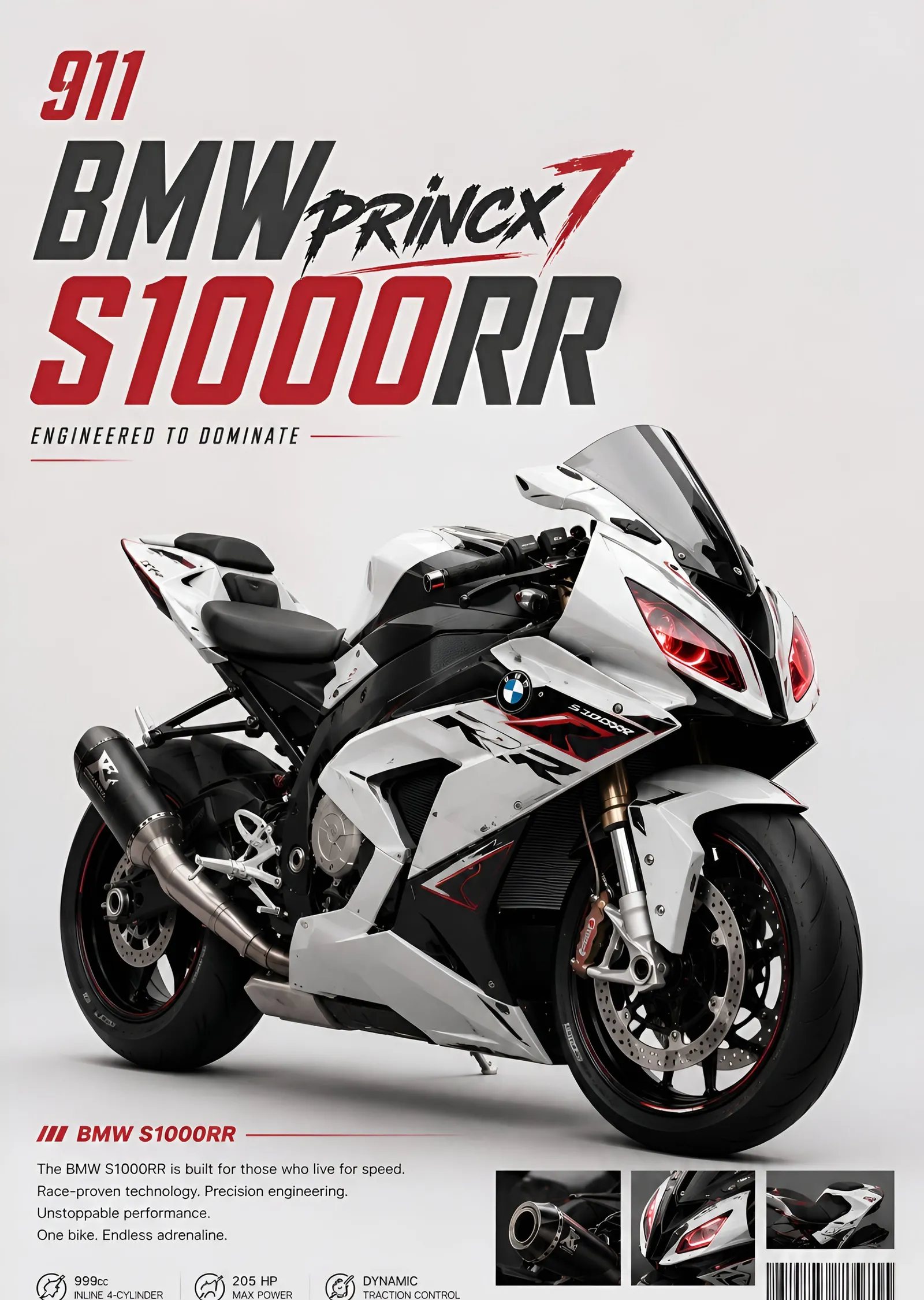 BMW S1000RR: Katalog metal tablo
