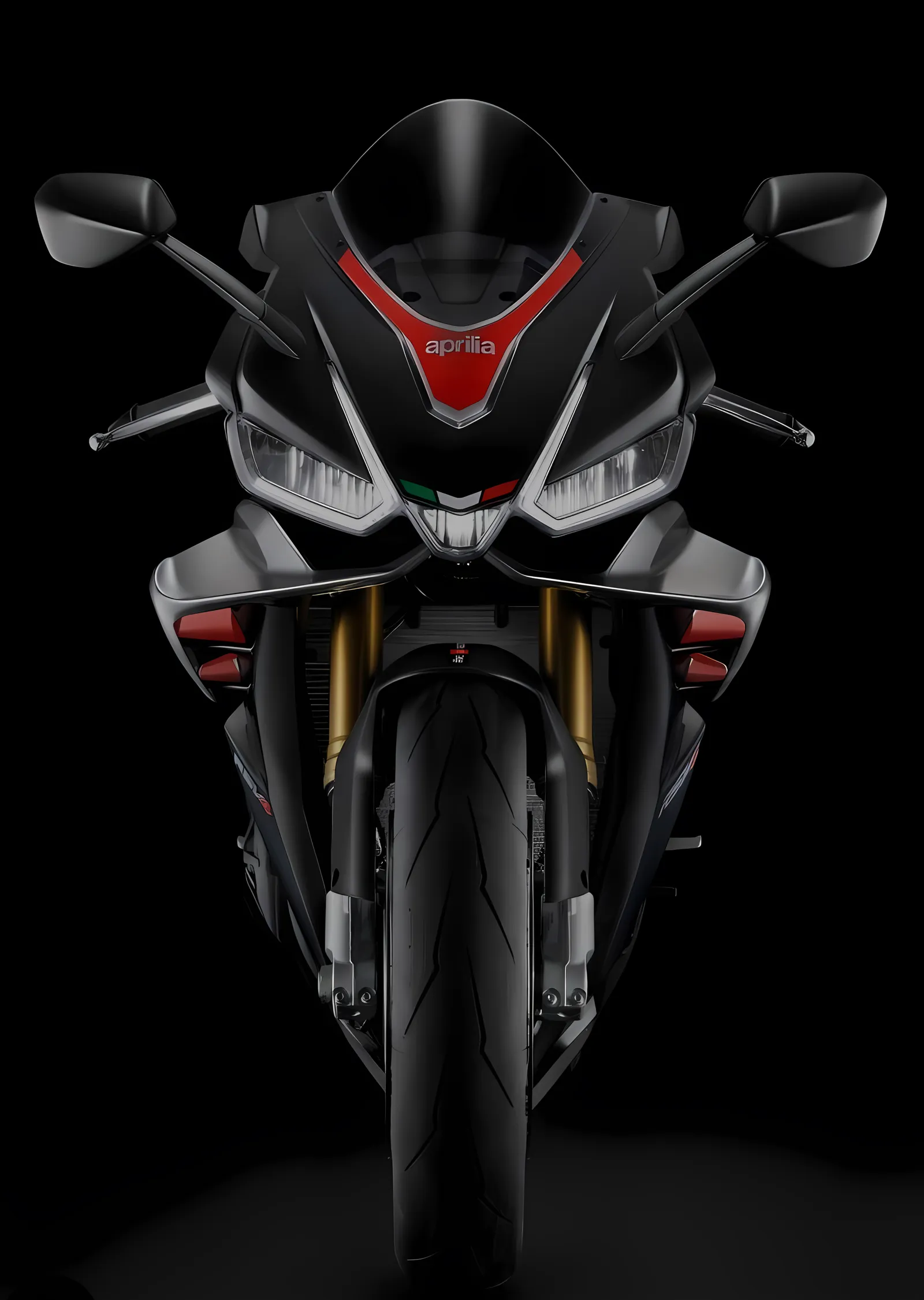 Aprilia RSV4 - Önden Görünüm metal tablo