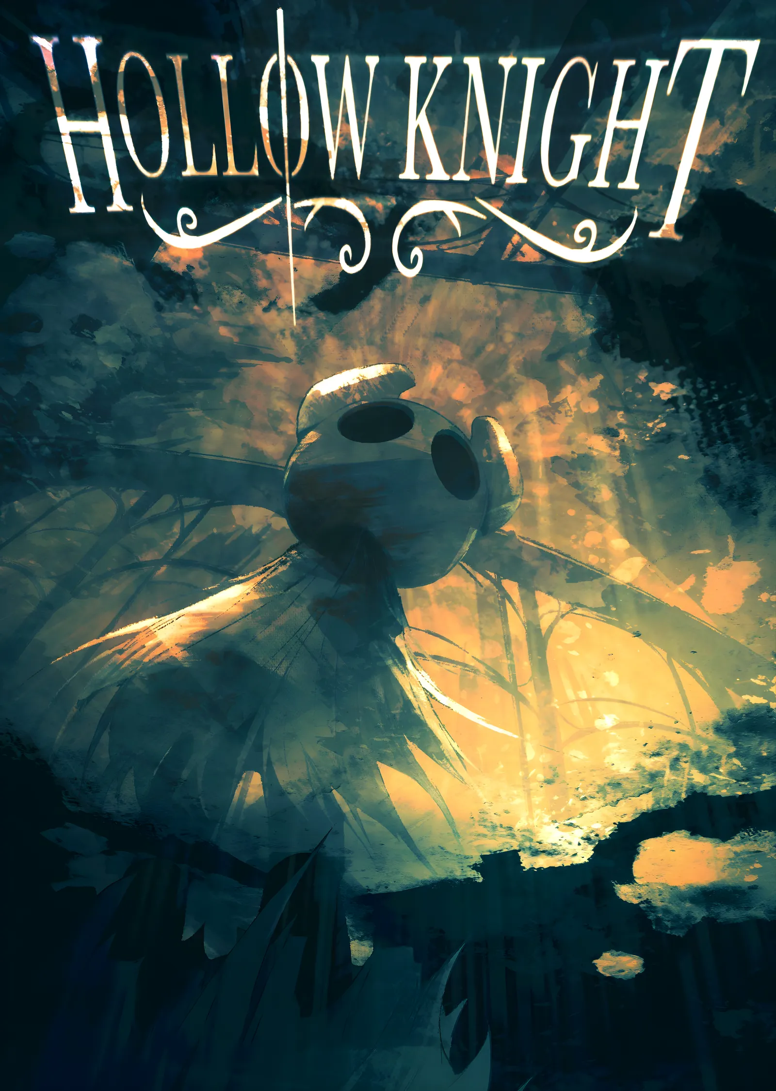 Hollow Knight: Derinlikler metal tablo