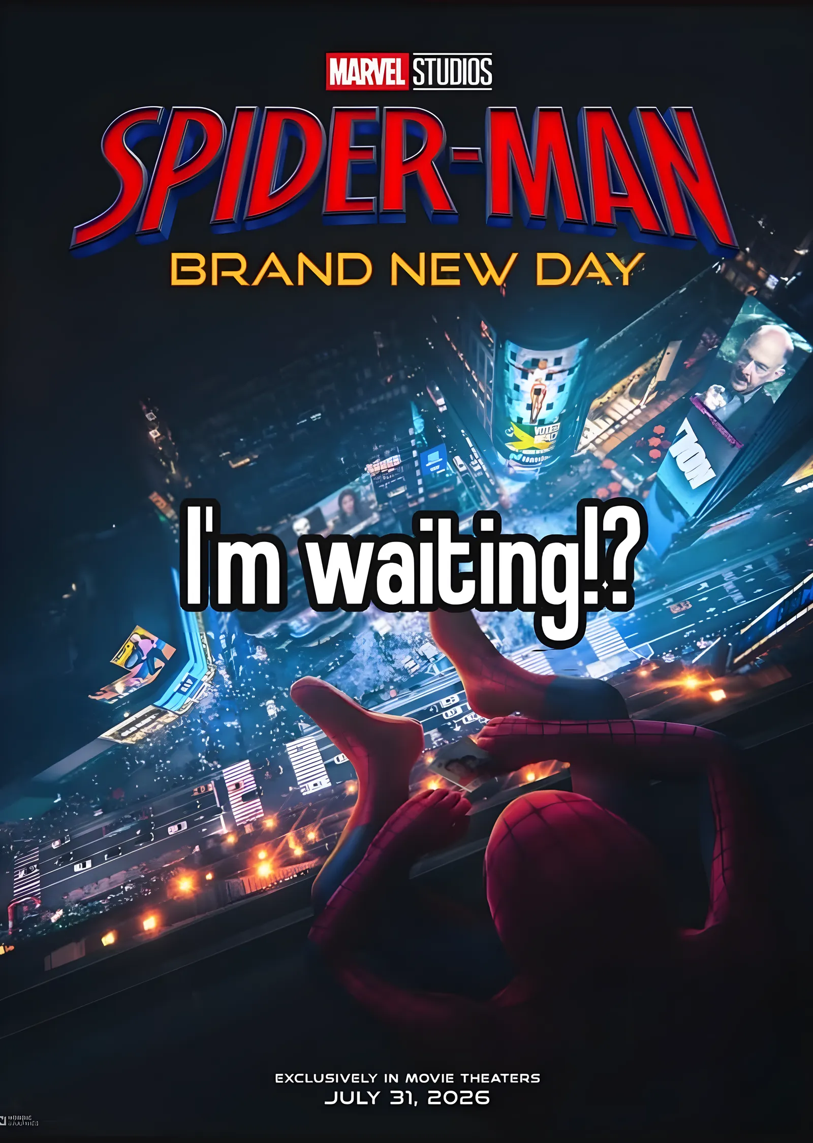 Spider-Man: Neon Şehir metal tablo