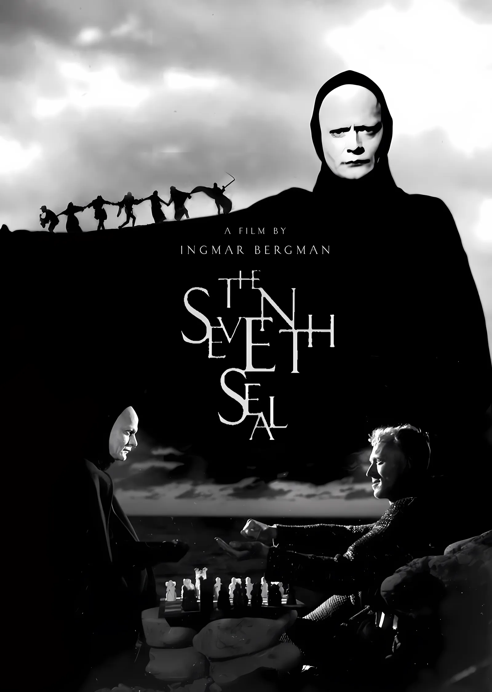 The Seventh Seal metal tablo