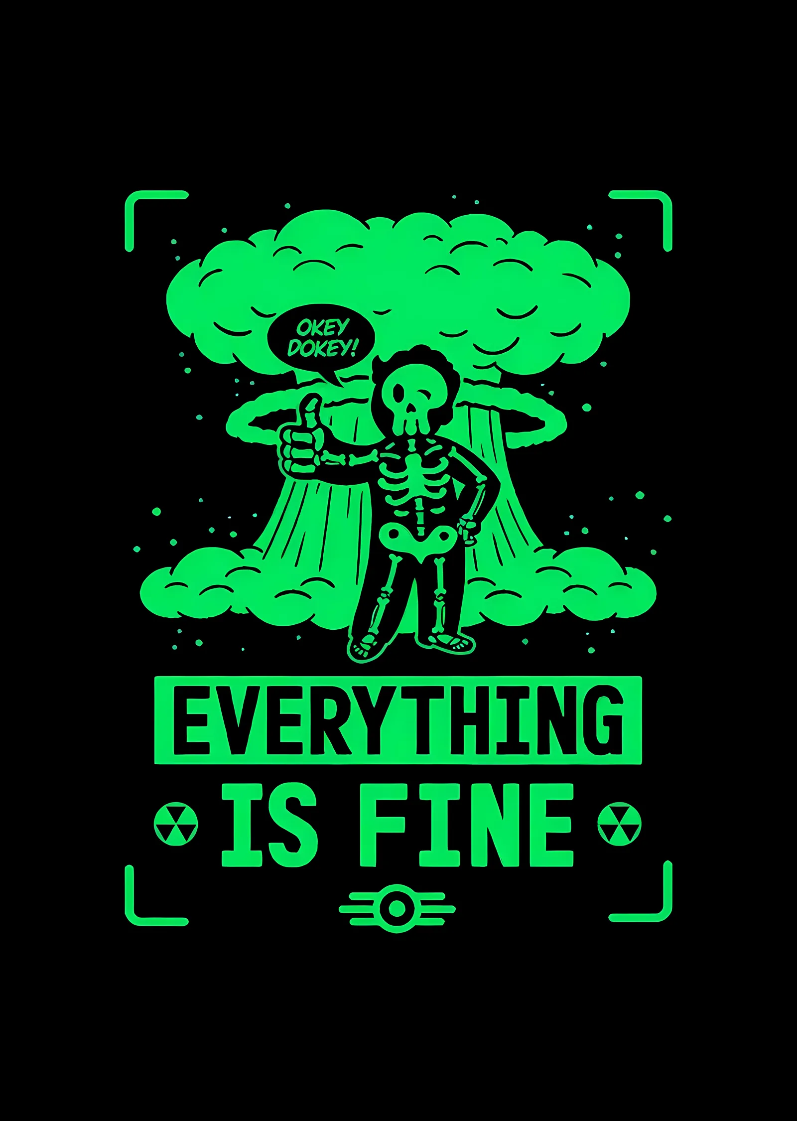 Fallout: Everything Is Fine metal tablo