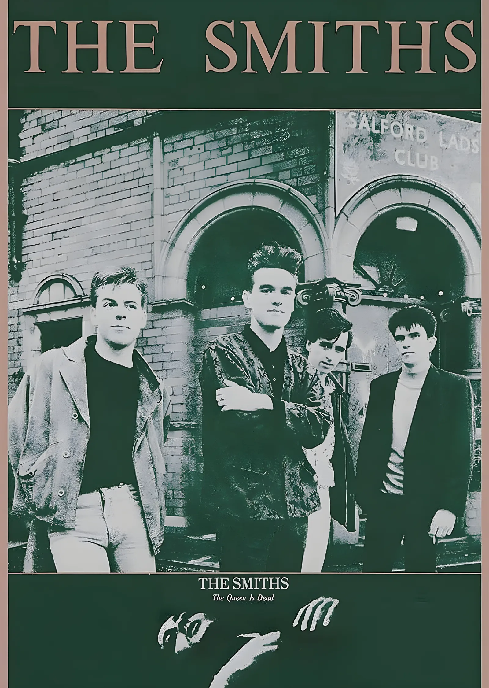 The Smiths: Salford Lads Club metal tablo