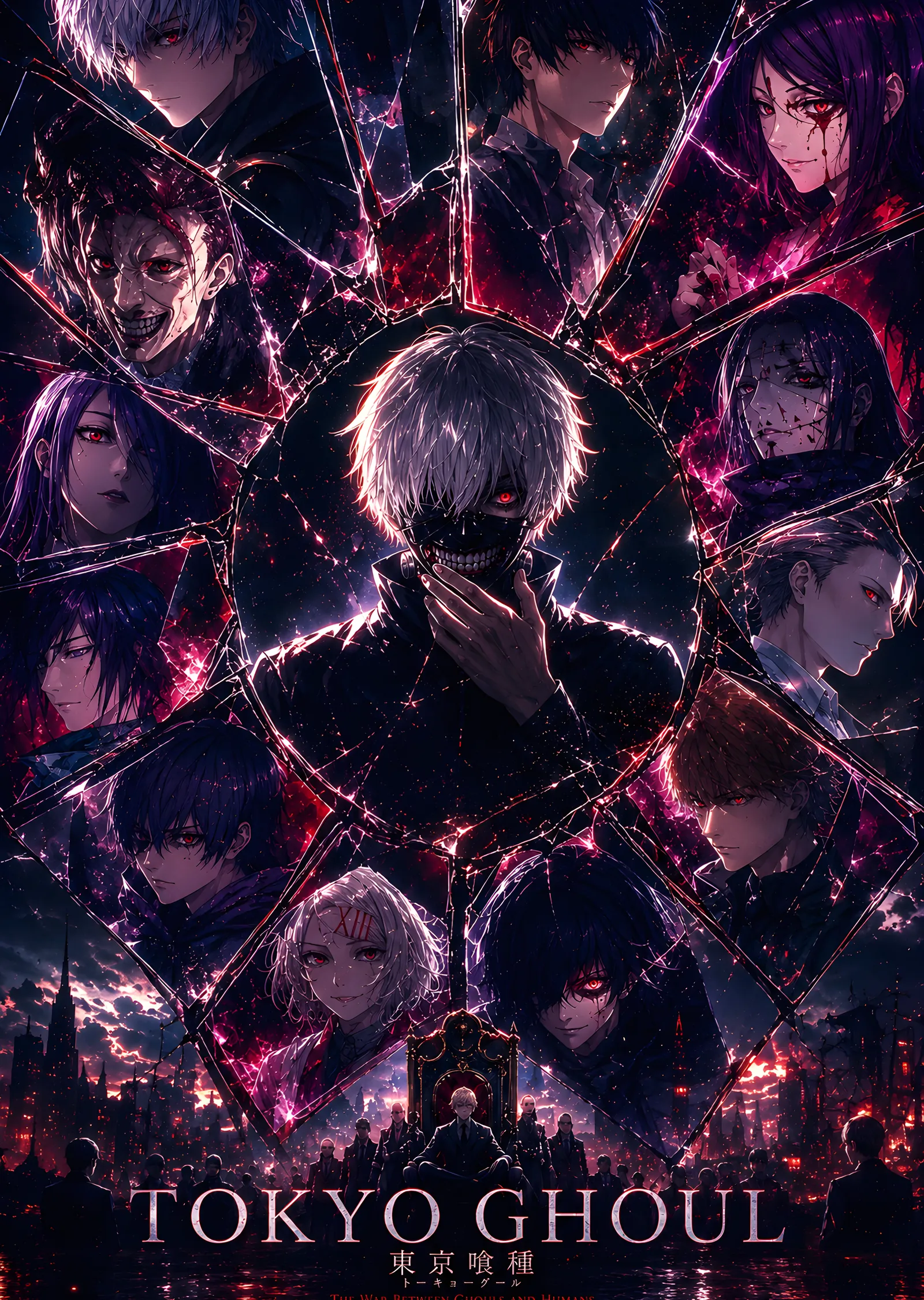 Tokyo Ghoul: Kırık Ayna metal tablo