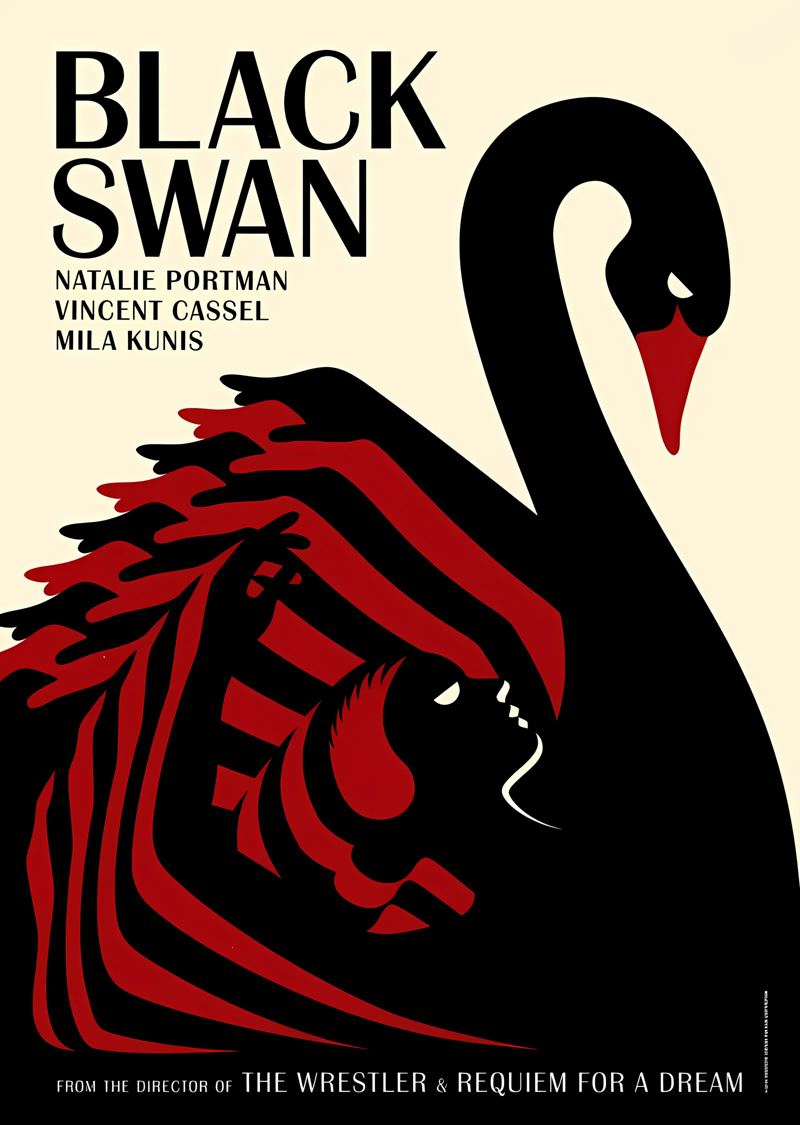 Black Swan metal tablo