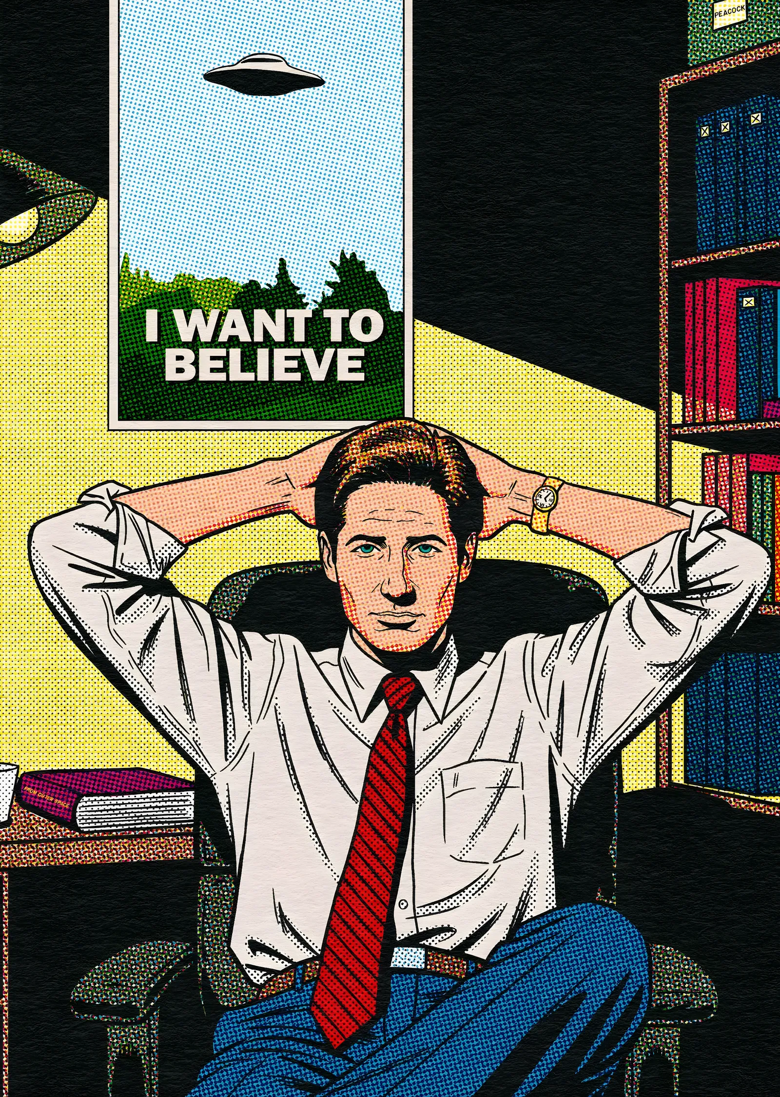 The X-Files · Fox Mulder metal tablo