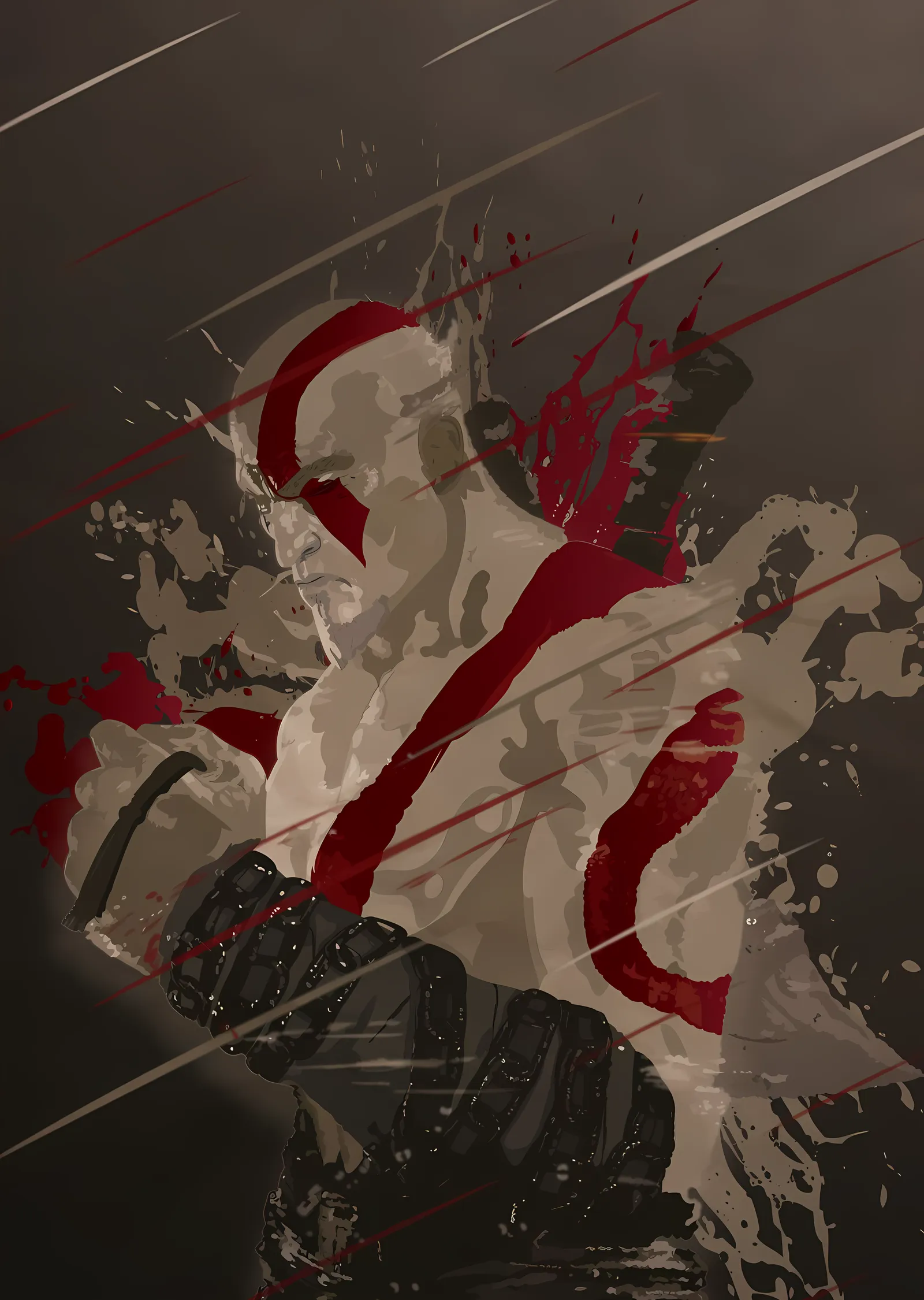 Kratos: Beyaz Leke metal tablo