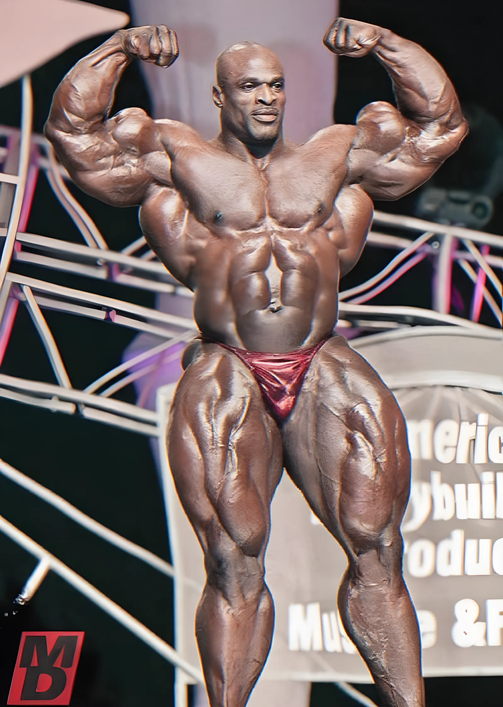 Ronnie Coleman: Çift Biseps metal tablo