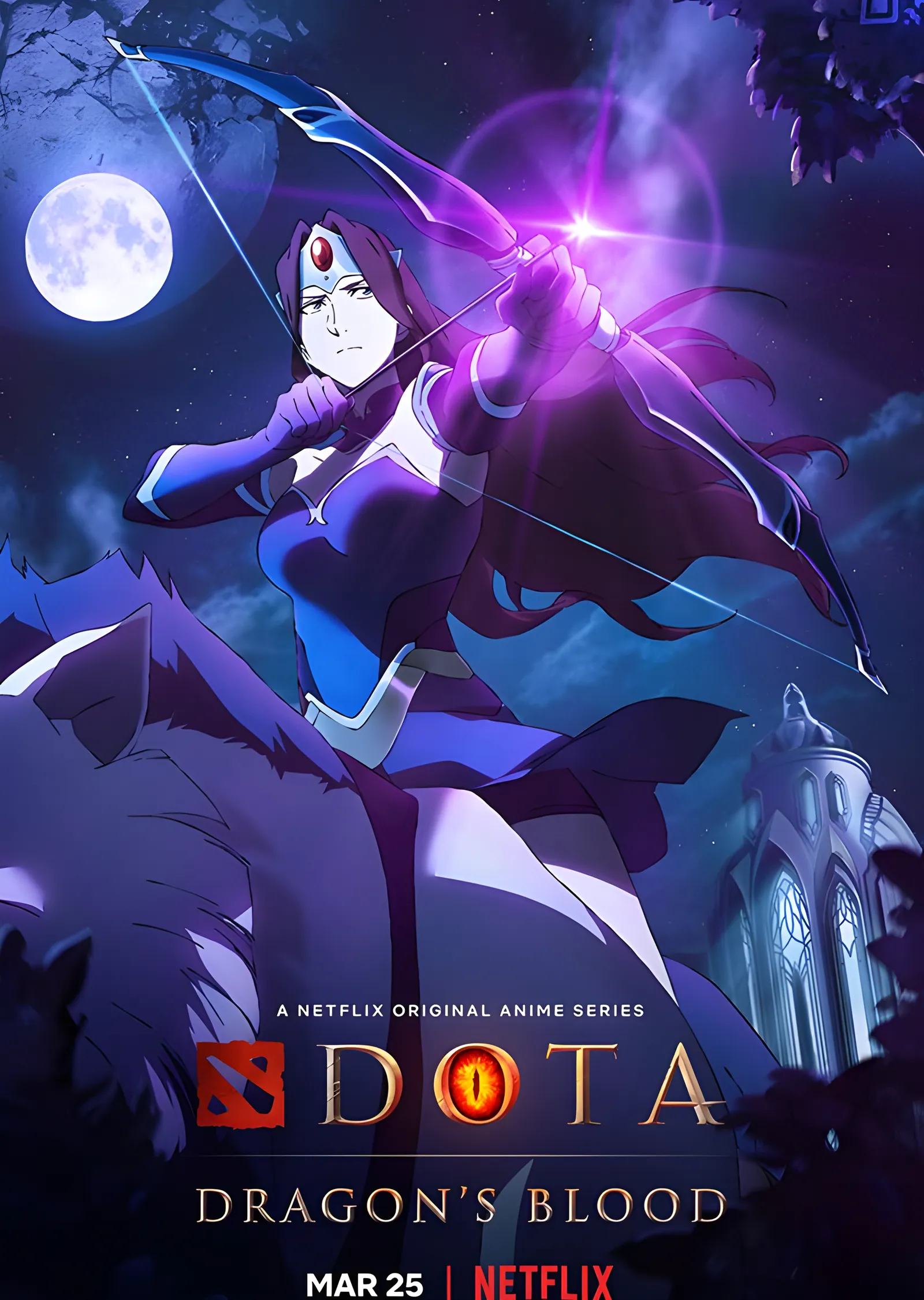DOTA: Dragon's Blood Mirana metal tablo