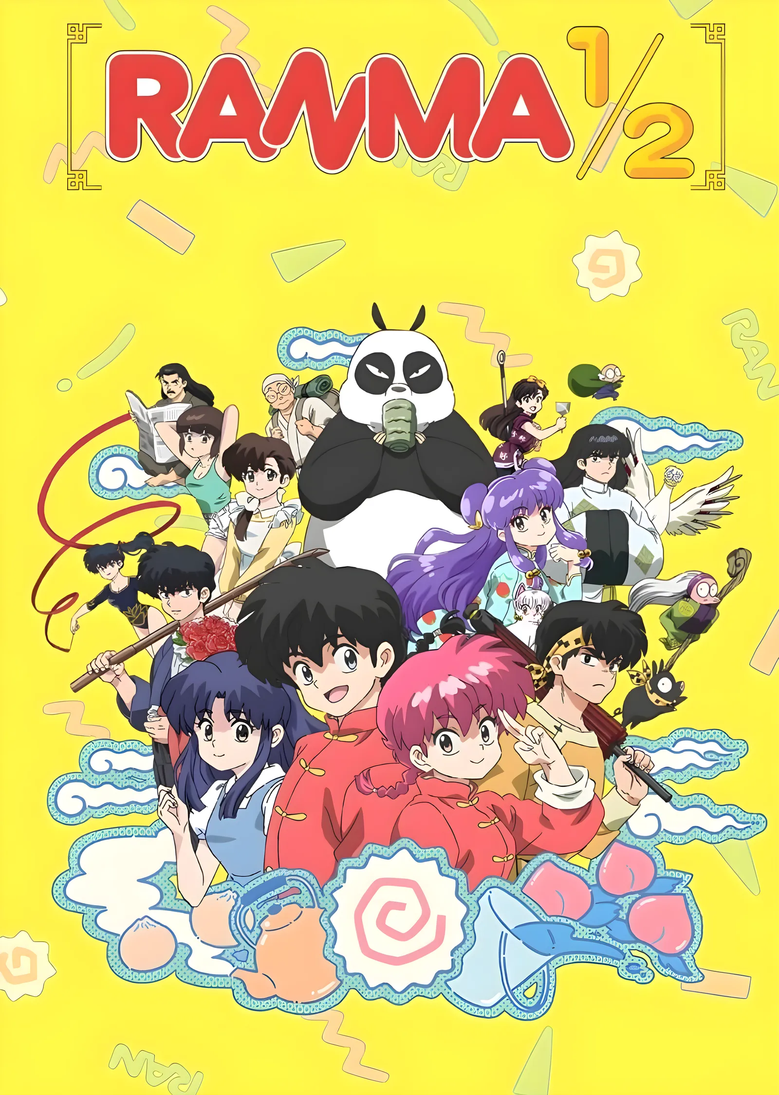 Ranma 1/2: Neşeli Kadro metal tablo