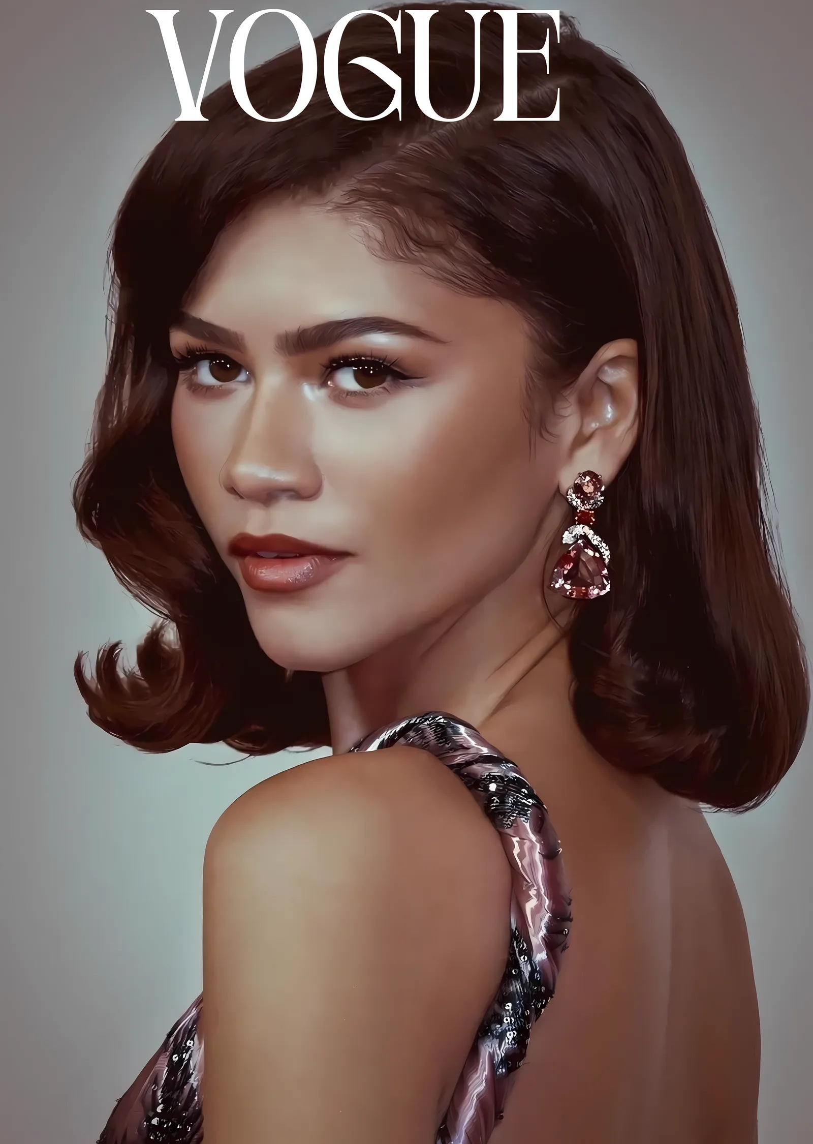 Zendaya · Vogue Kapağı metal tablo