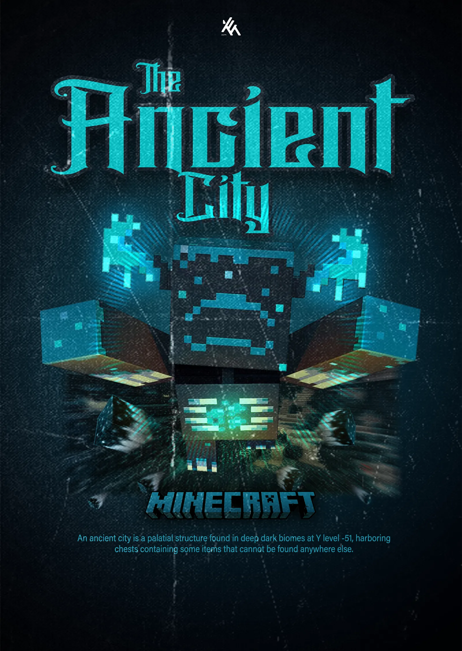 Minecraft: Kadim Şehir metal tablo