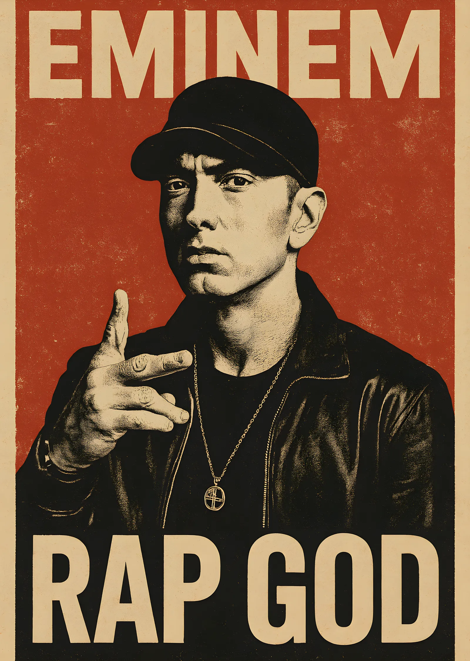 Eminem: Rap God Tribüt metal tablo