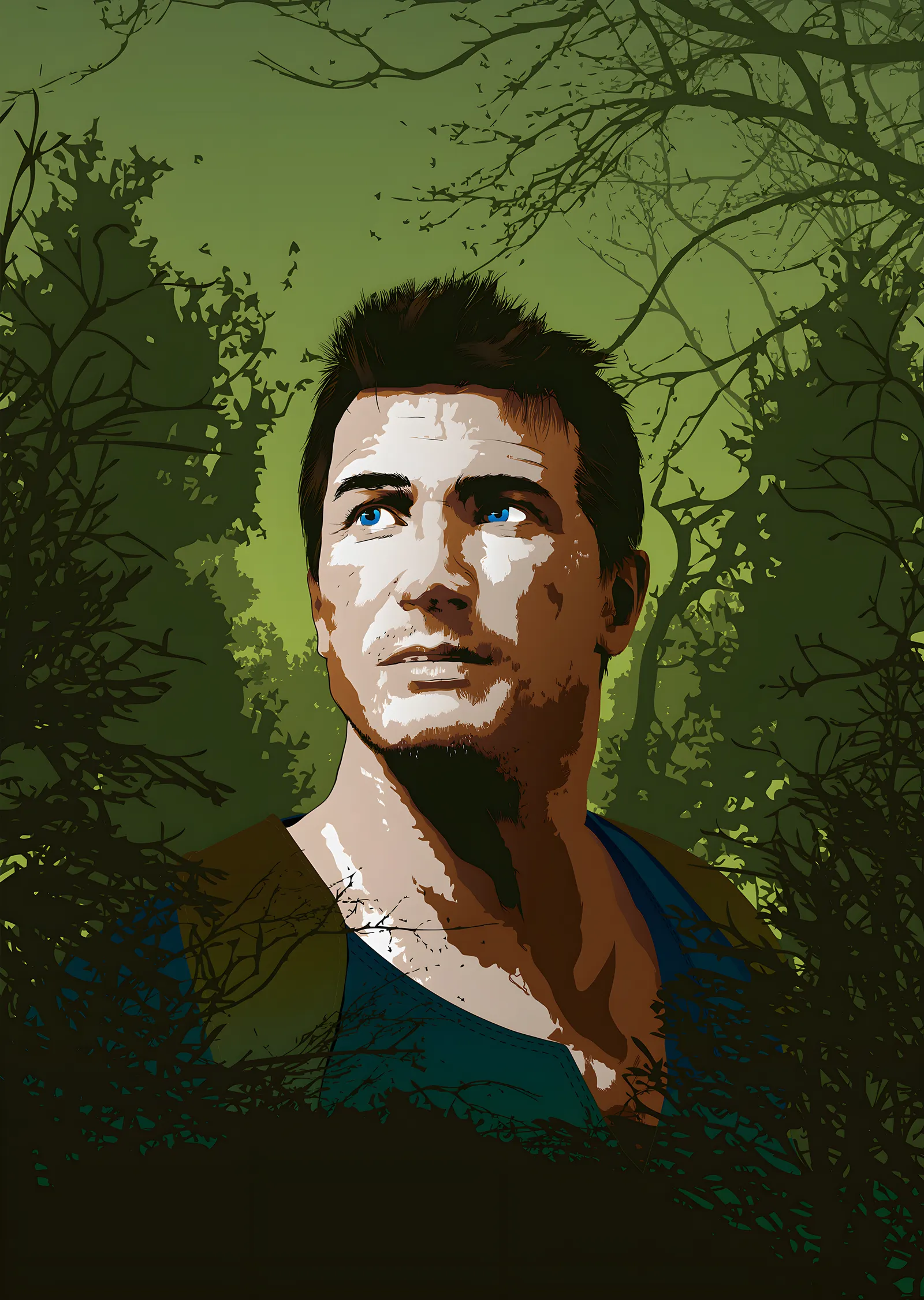 Uncharted - Sic Parvis Magna metal tablo