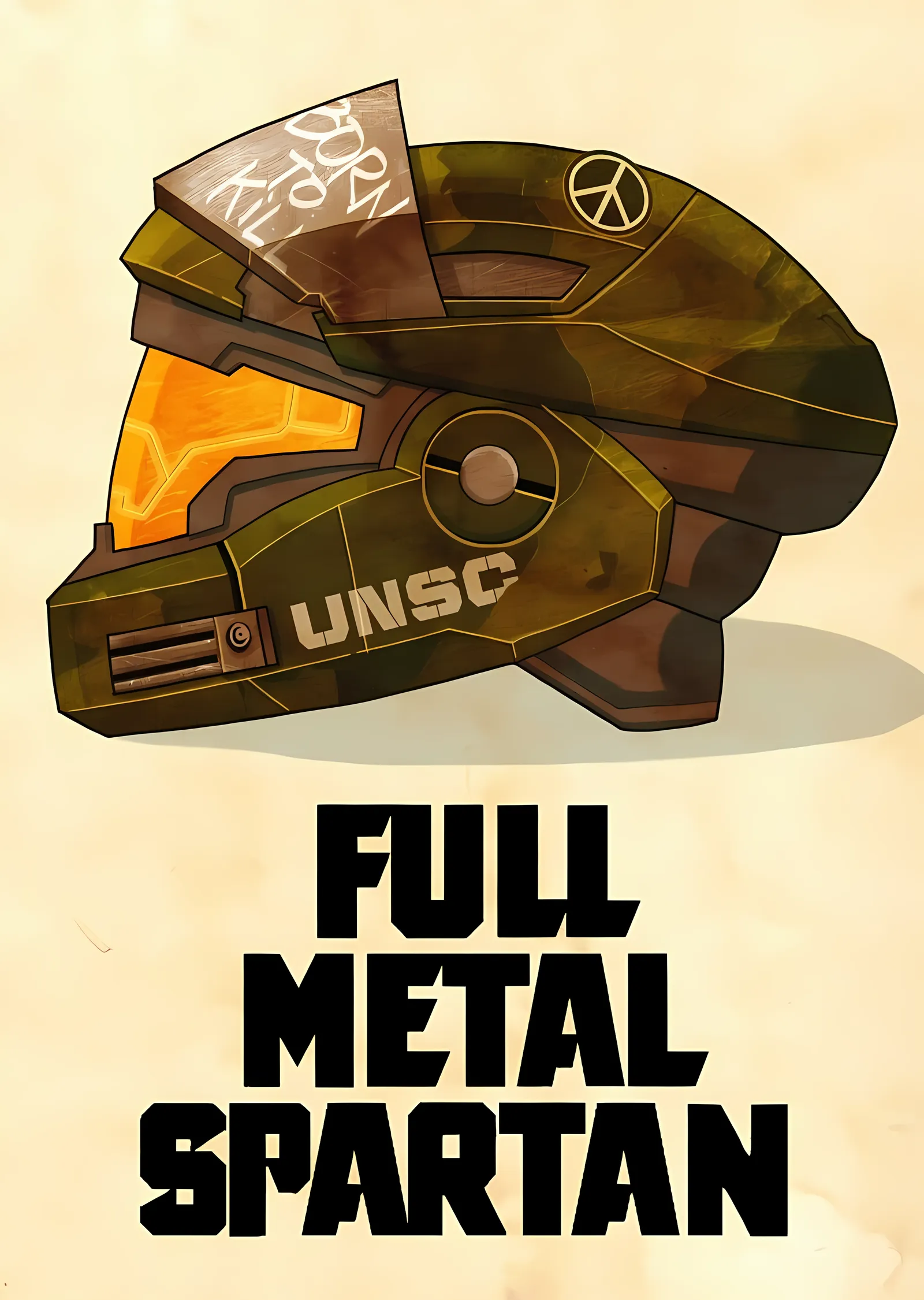 Full Metal Spartan metal tablo