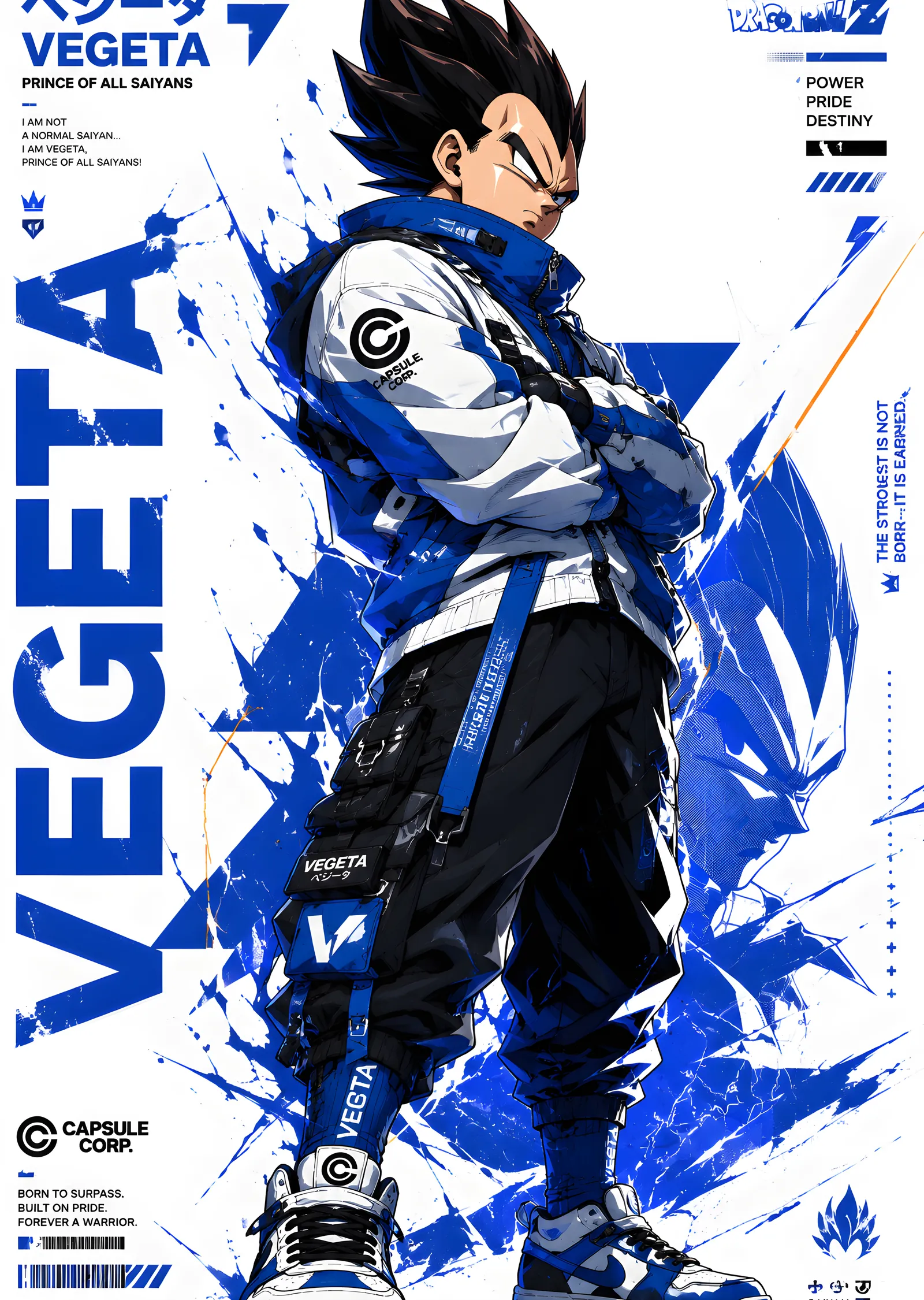 Vegeta: Saiyan Prensinin Gururu metal tablo