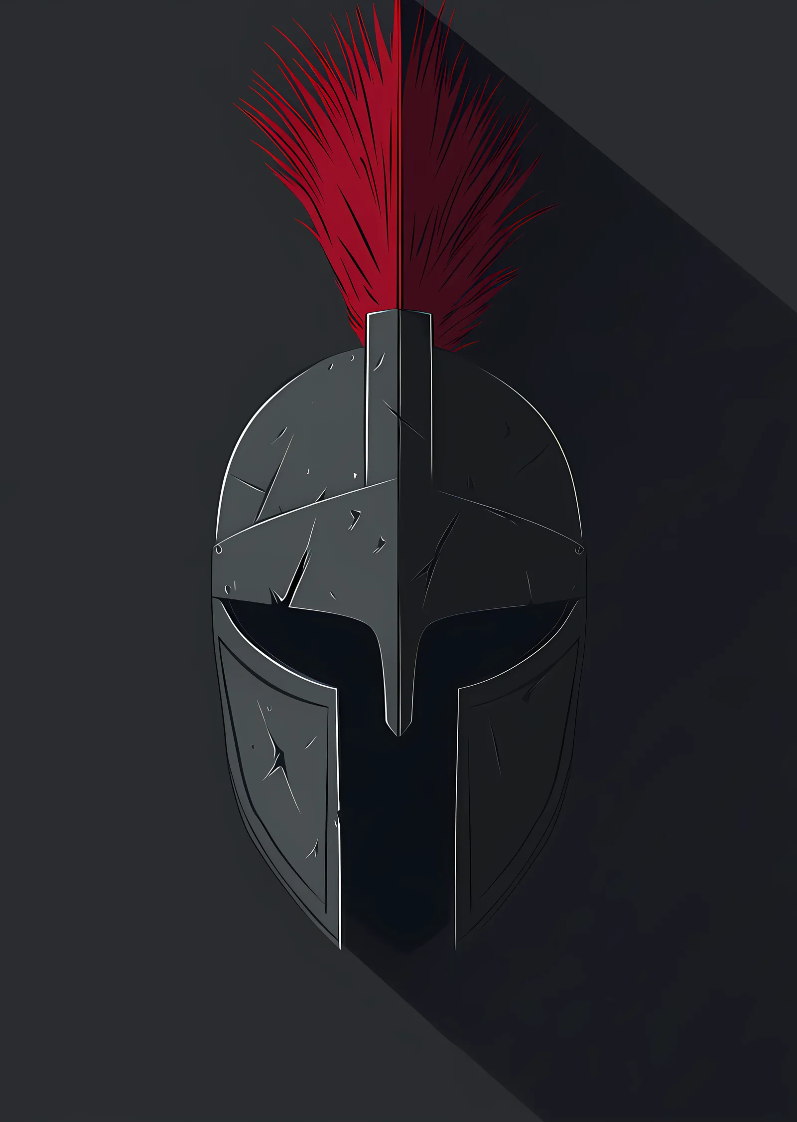 Spartan Kaskı metal tablo