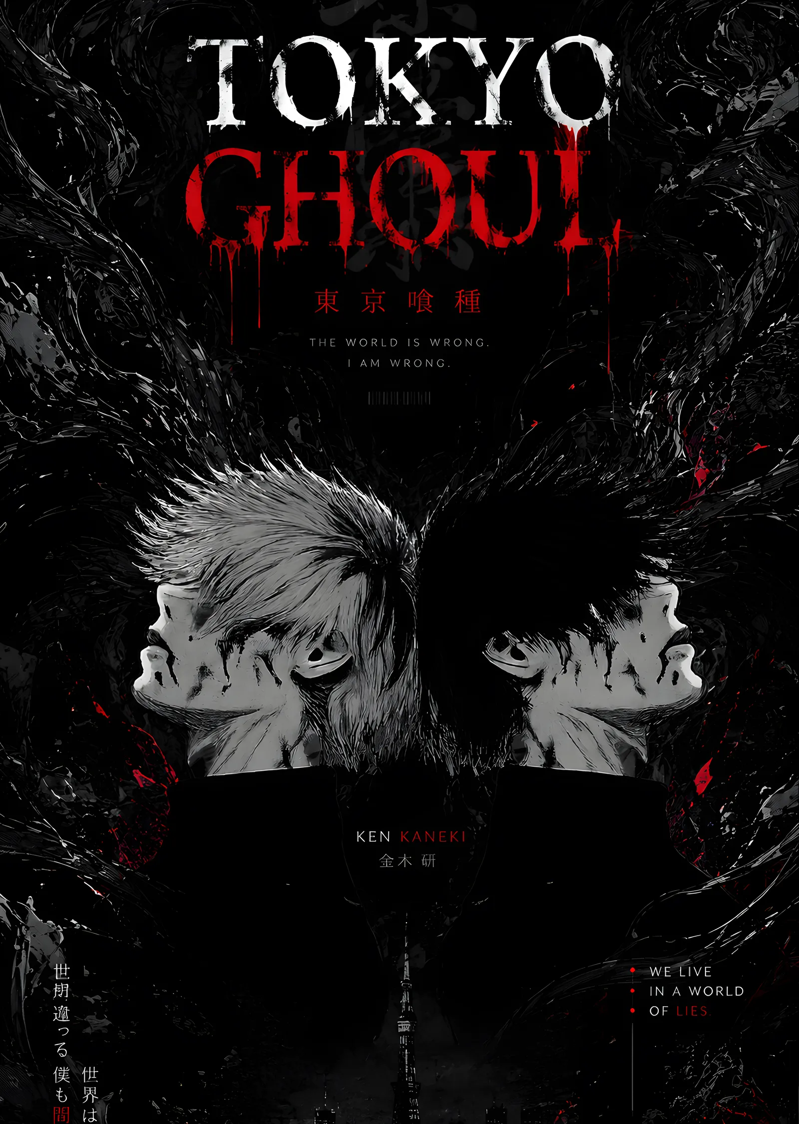 Tokyo Ghoul: İki Yüz metal tablo