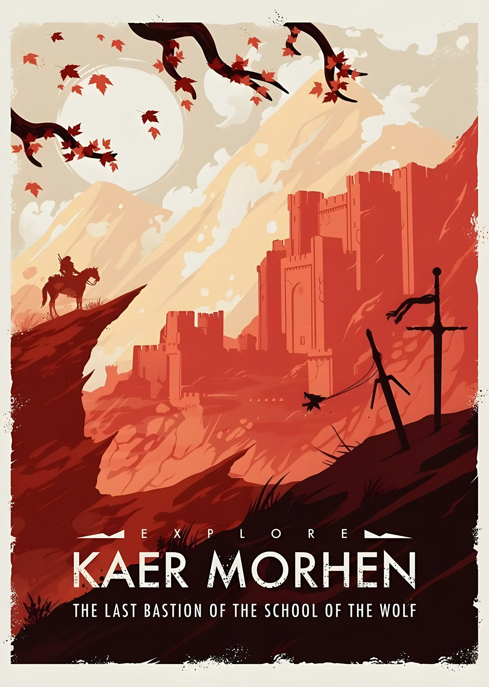 The Witcher: Kaer Morhen metal tablo