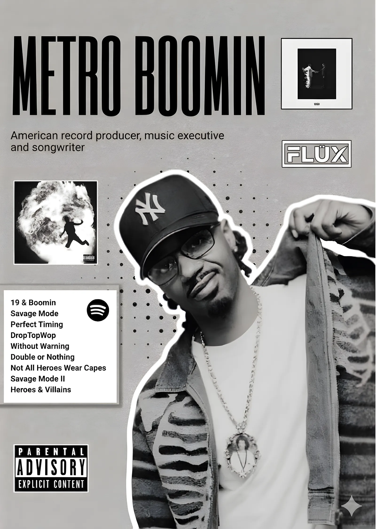 Metro Boomin: Flux metal tablo