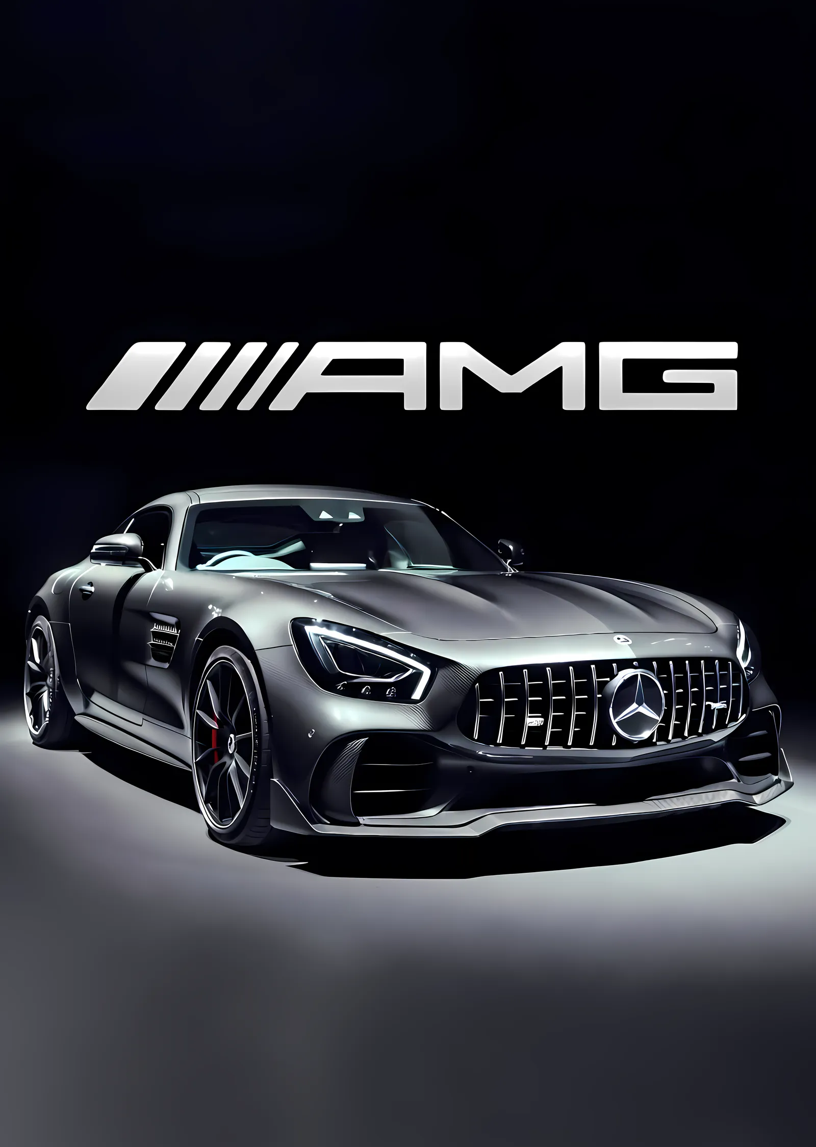 Mercedes AMG metal tablo