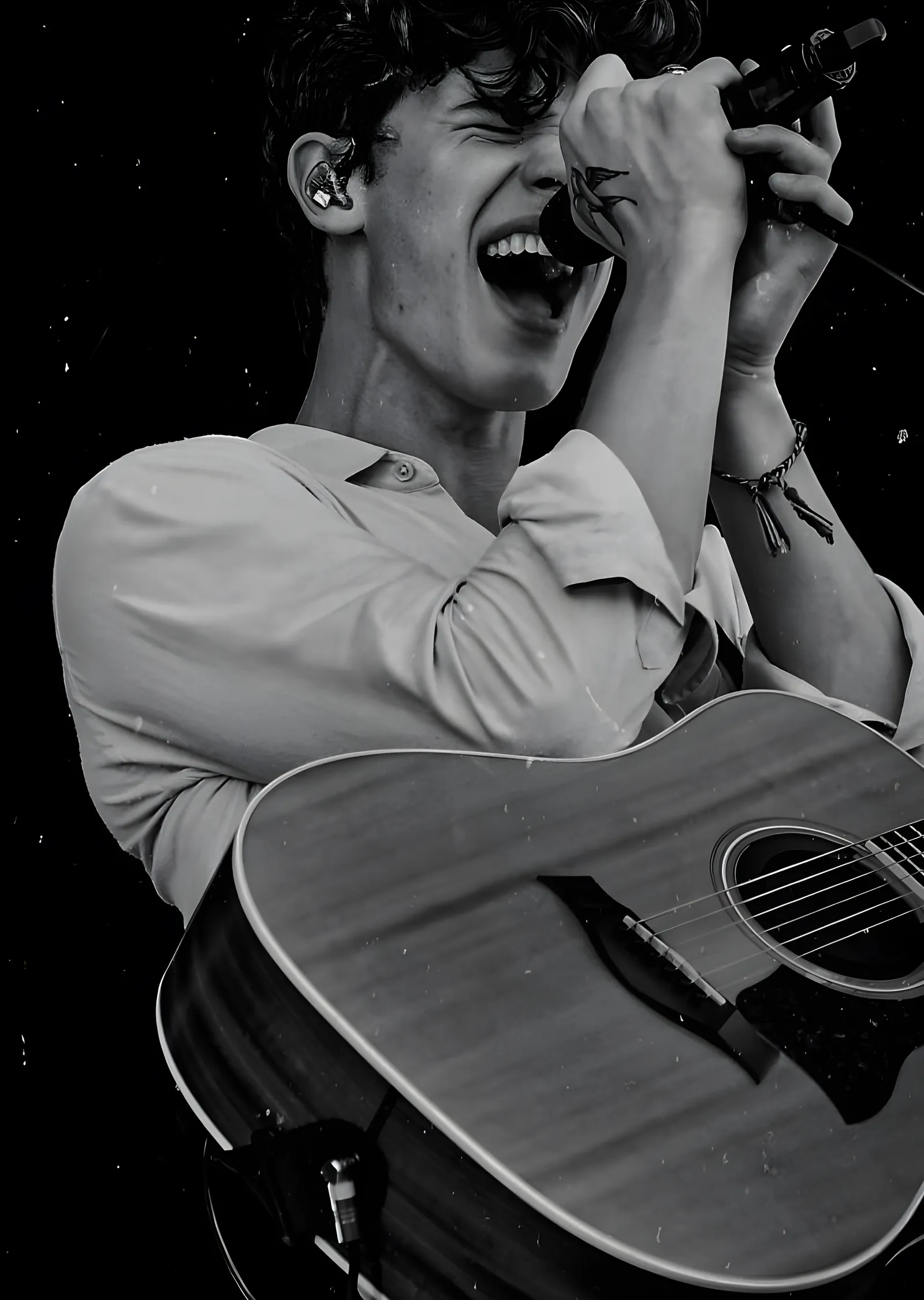 Shawn Mendes: Akustik An metal tablo
