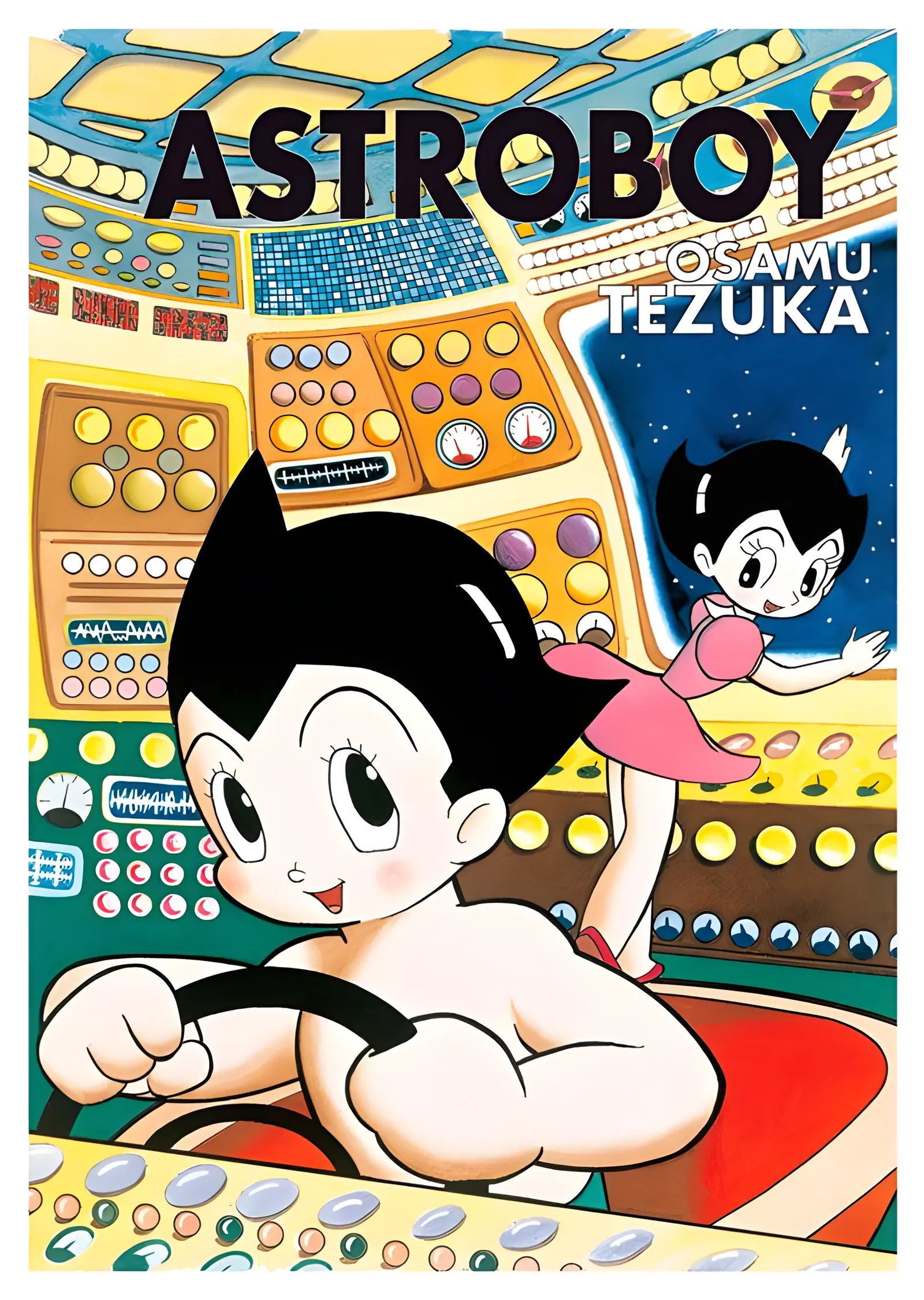 Astro Boy: Kontrol Odası metal tablo