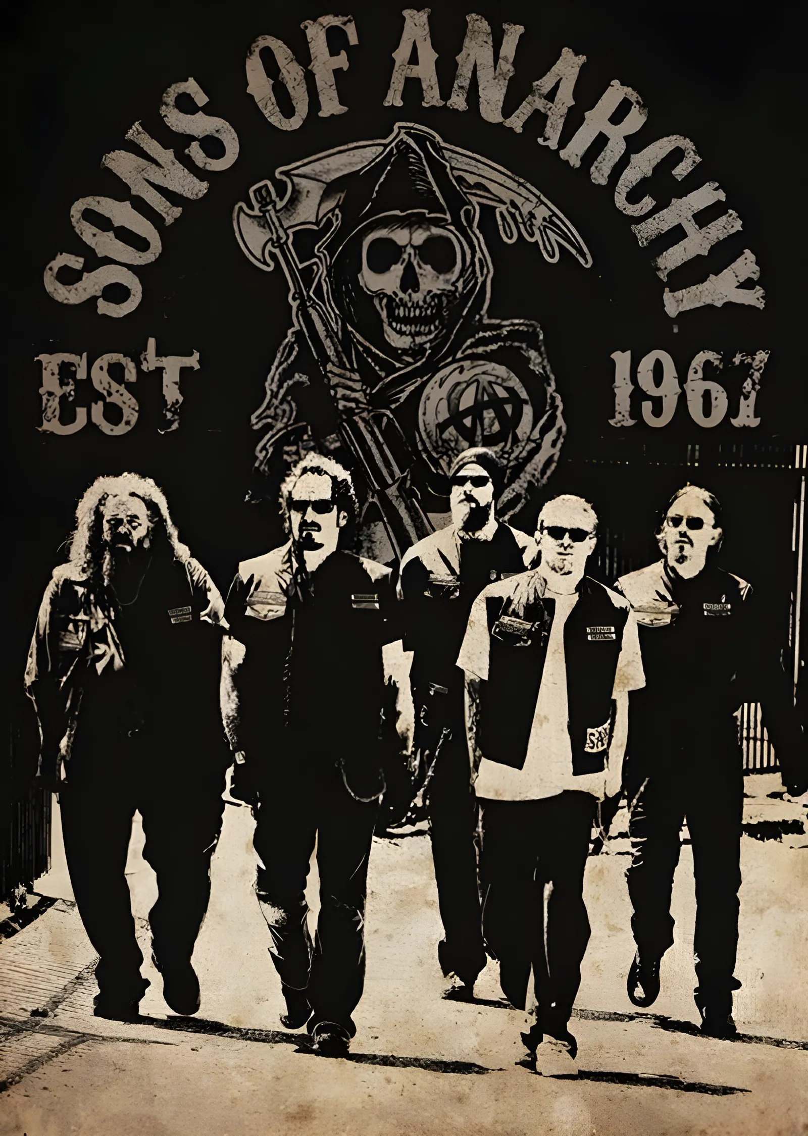 Sons of Anarchy: 1967 metal tablo