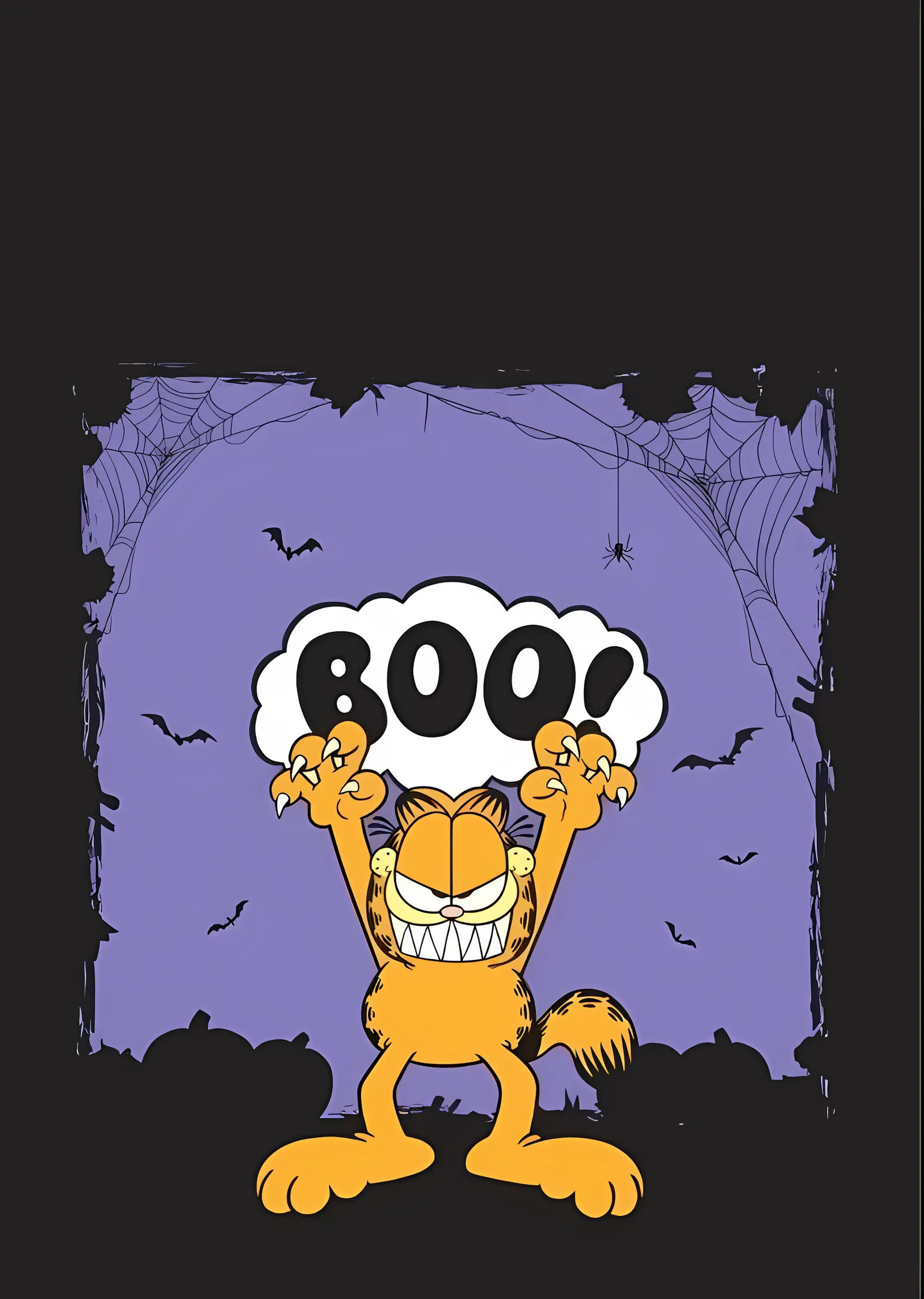 Garfield: Boo! metal tablo