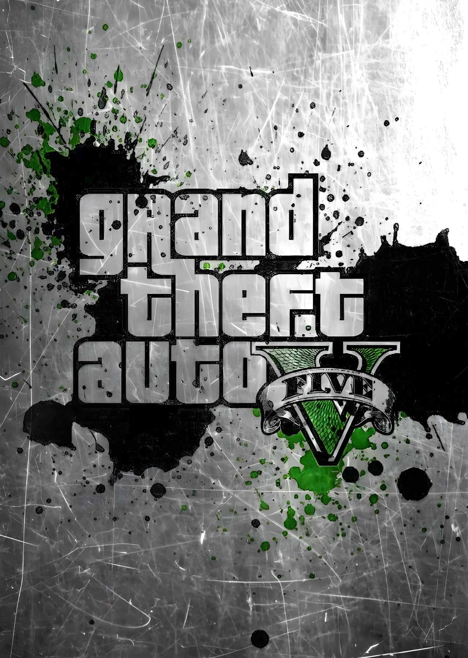 Grand Theft Auto V · Grunge metal tablo