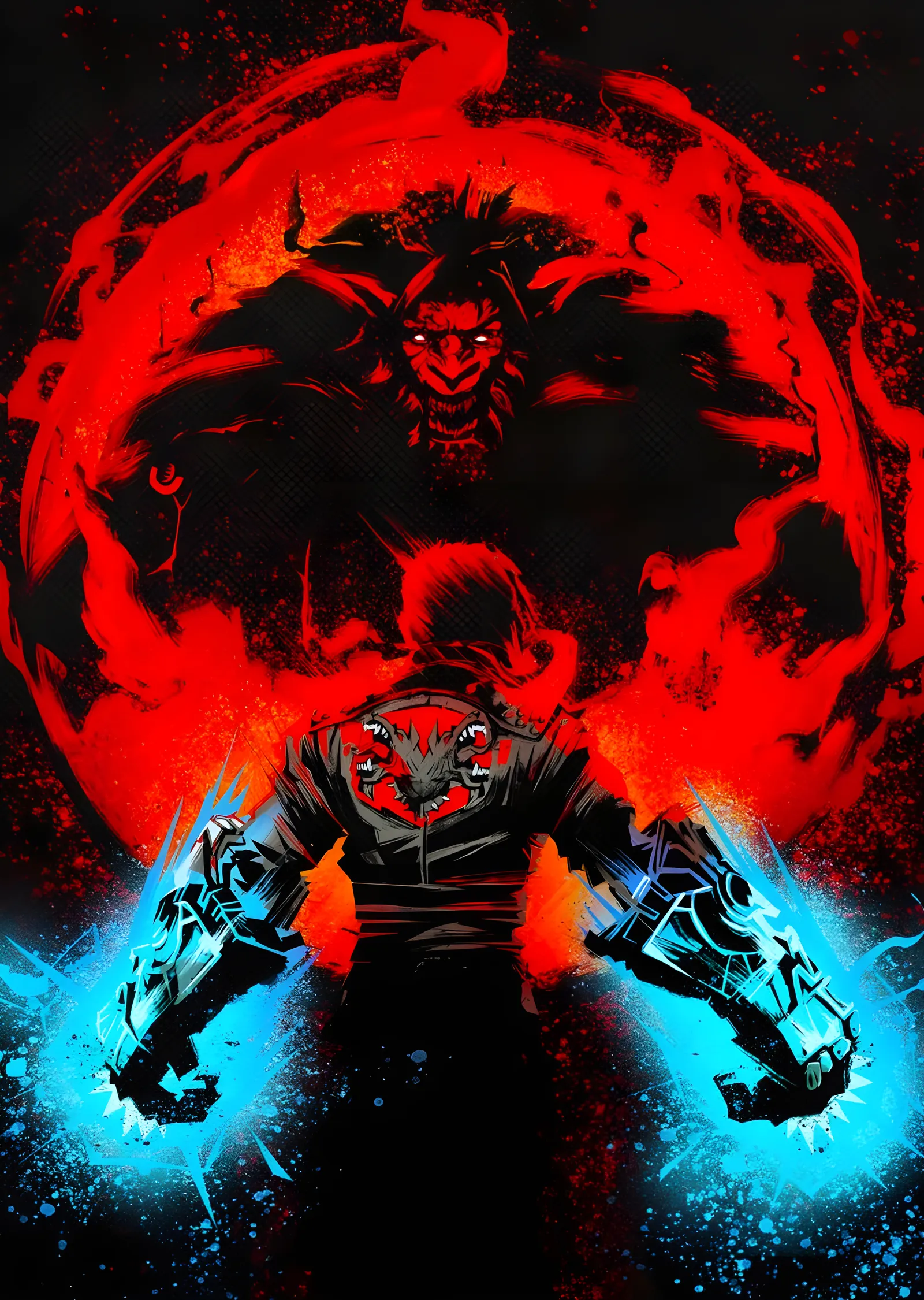 Kuro: Karanlık Güç metal tablo