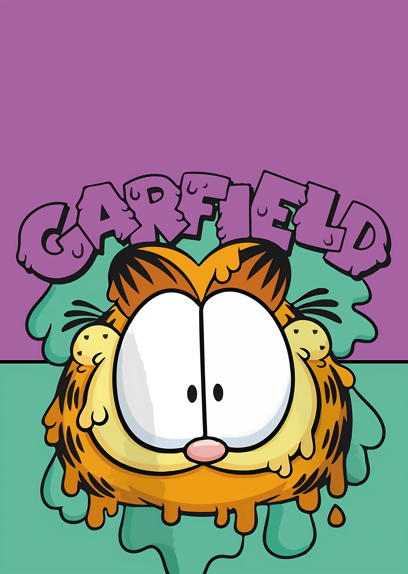 Garfield: Yakın Plan metal tablo