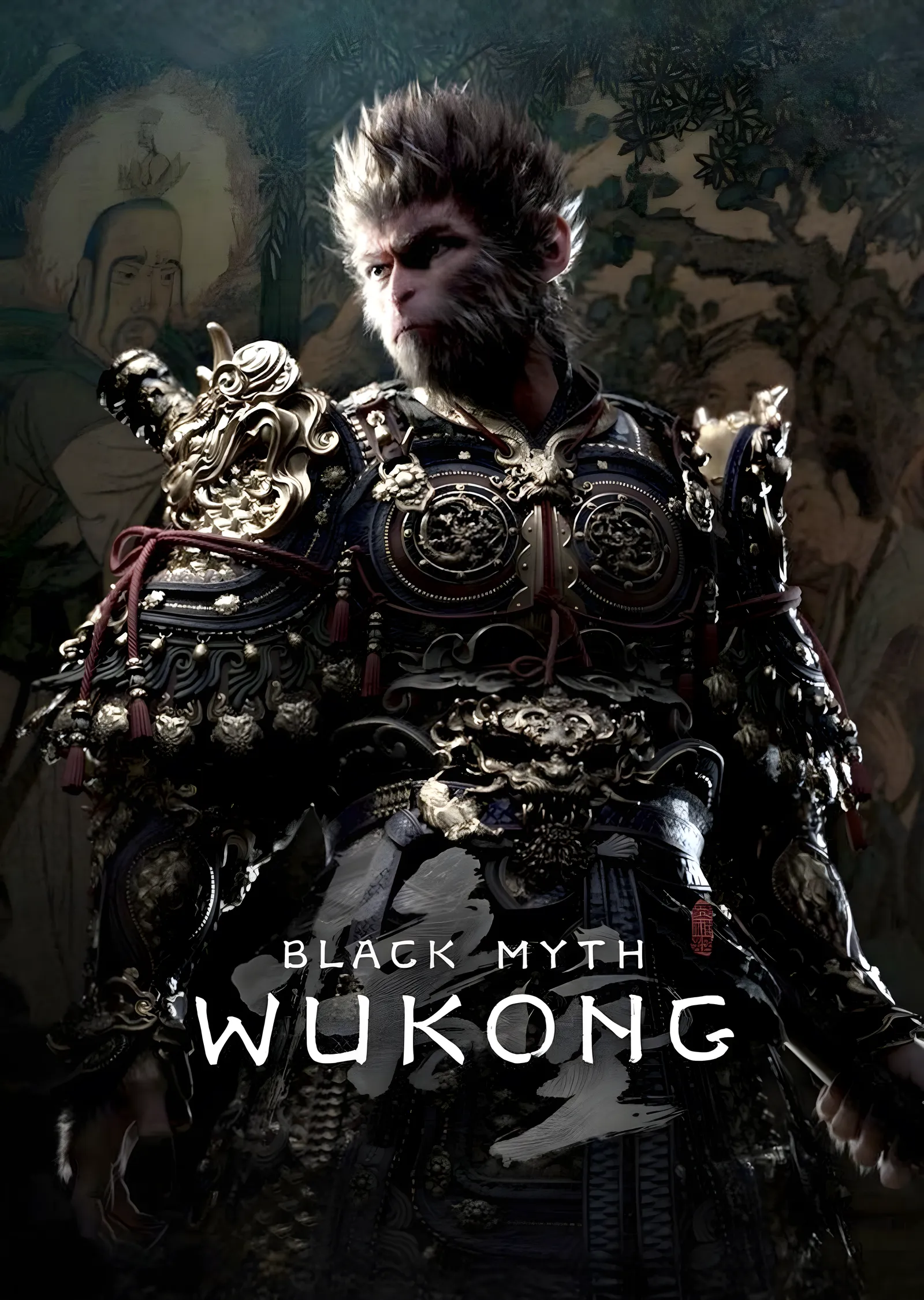 Black Myth: Wukong Zırh metal tablo