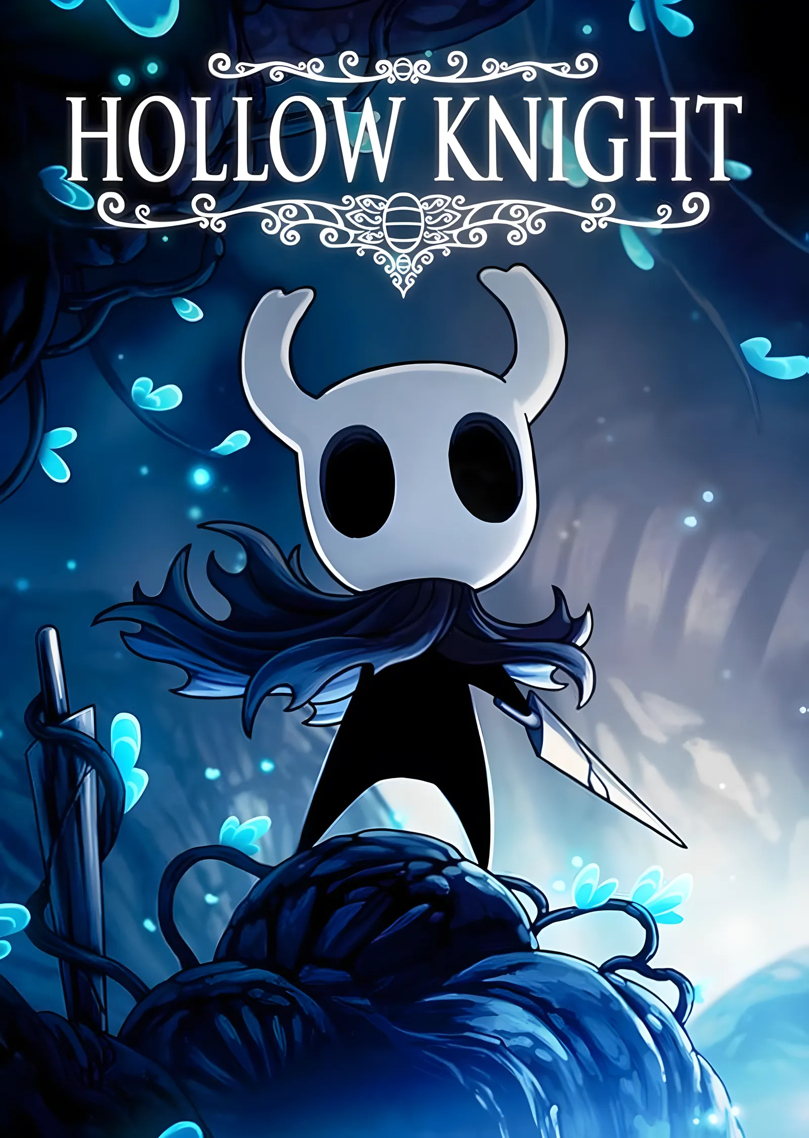 Hollow Knight: Karanlık Krallık metal tablo