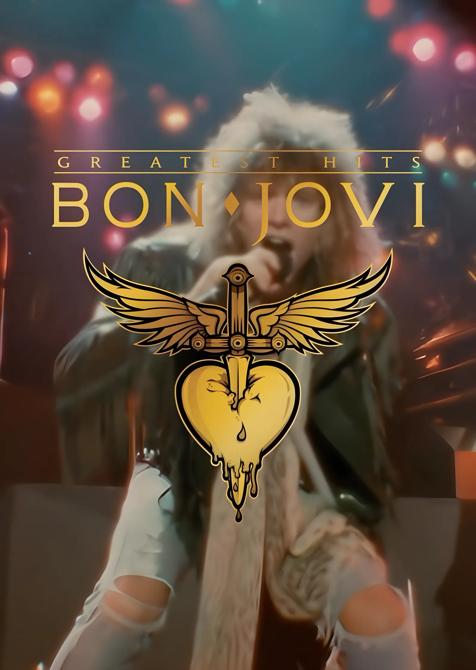 Bon Jovi: Greatest Hits metal tablo
