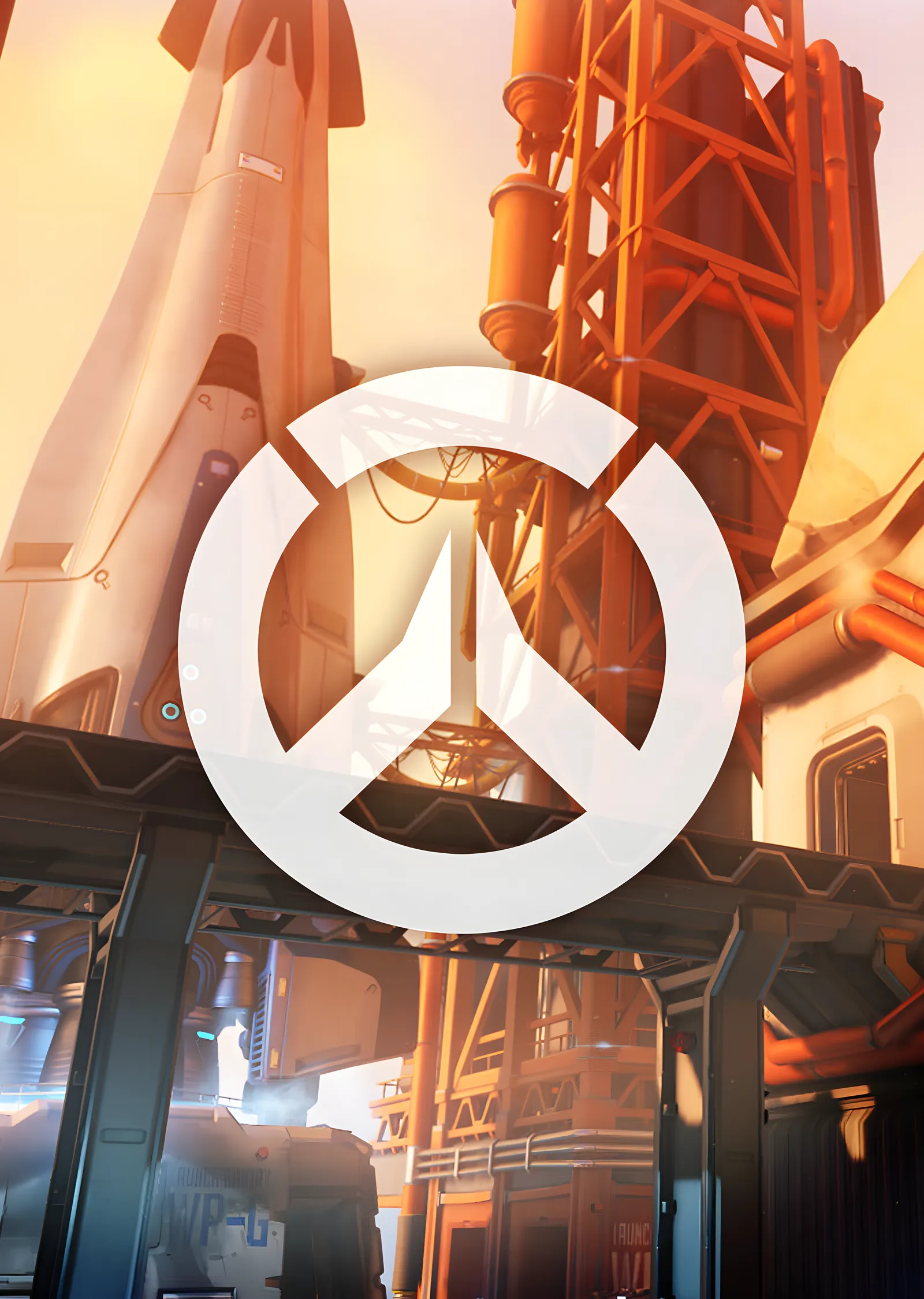 Overwatch Roket Rampası metal tablo