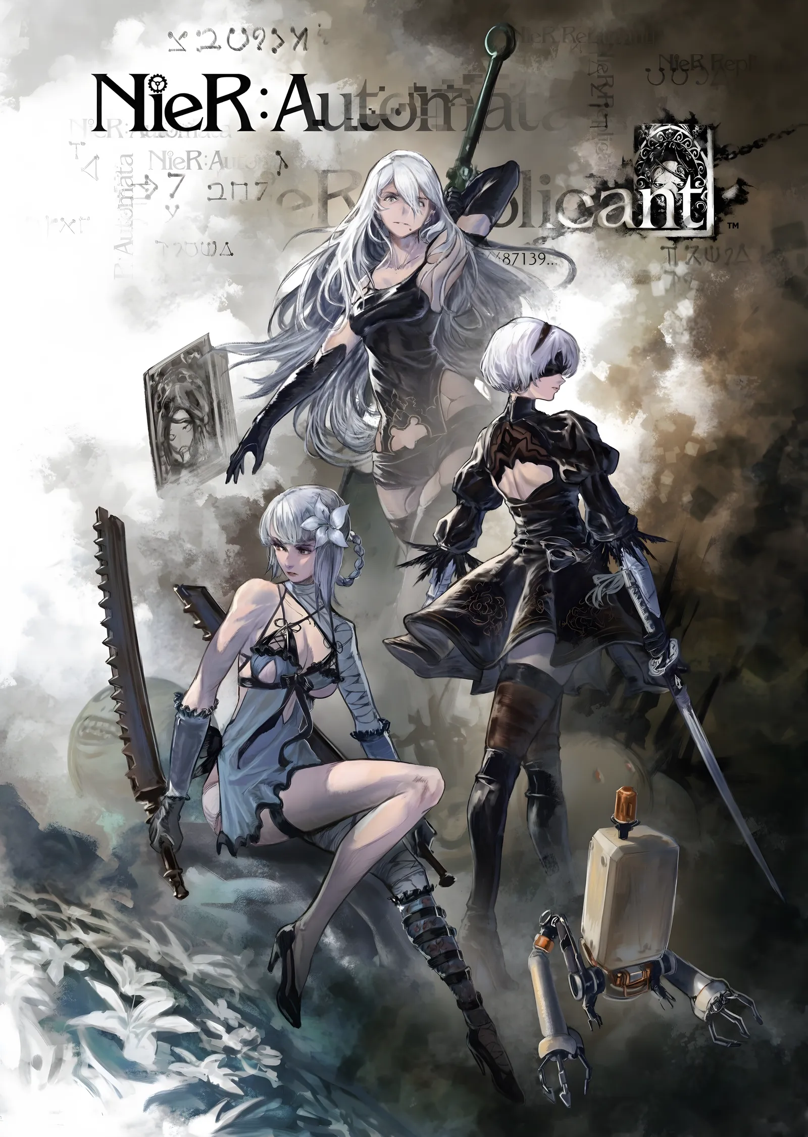 NieR: Replicant ve Automata metal tablo