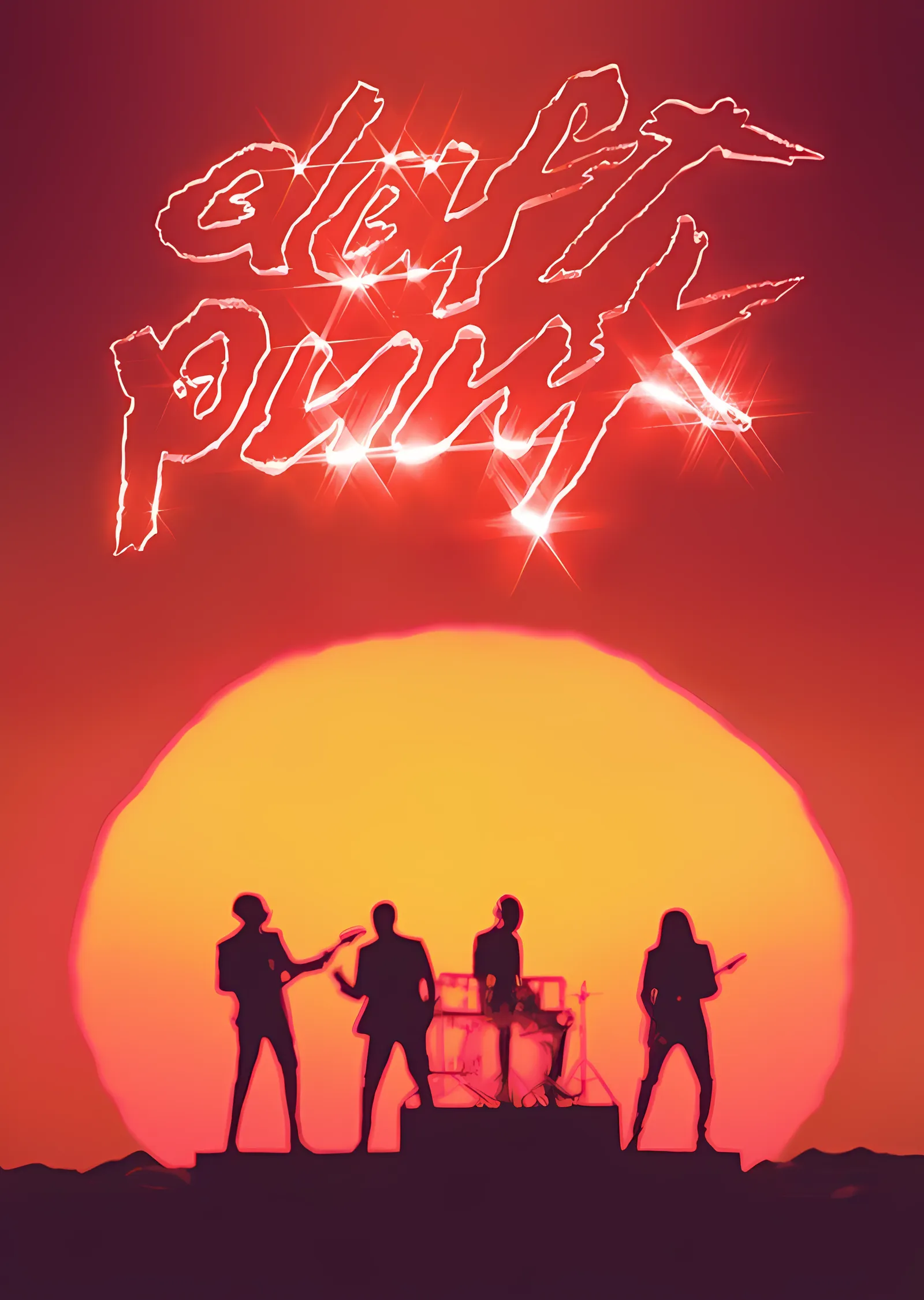 Daft Punk: Gün Batımı Sahnesi metal tablo