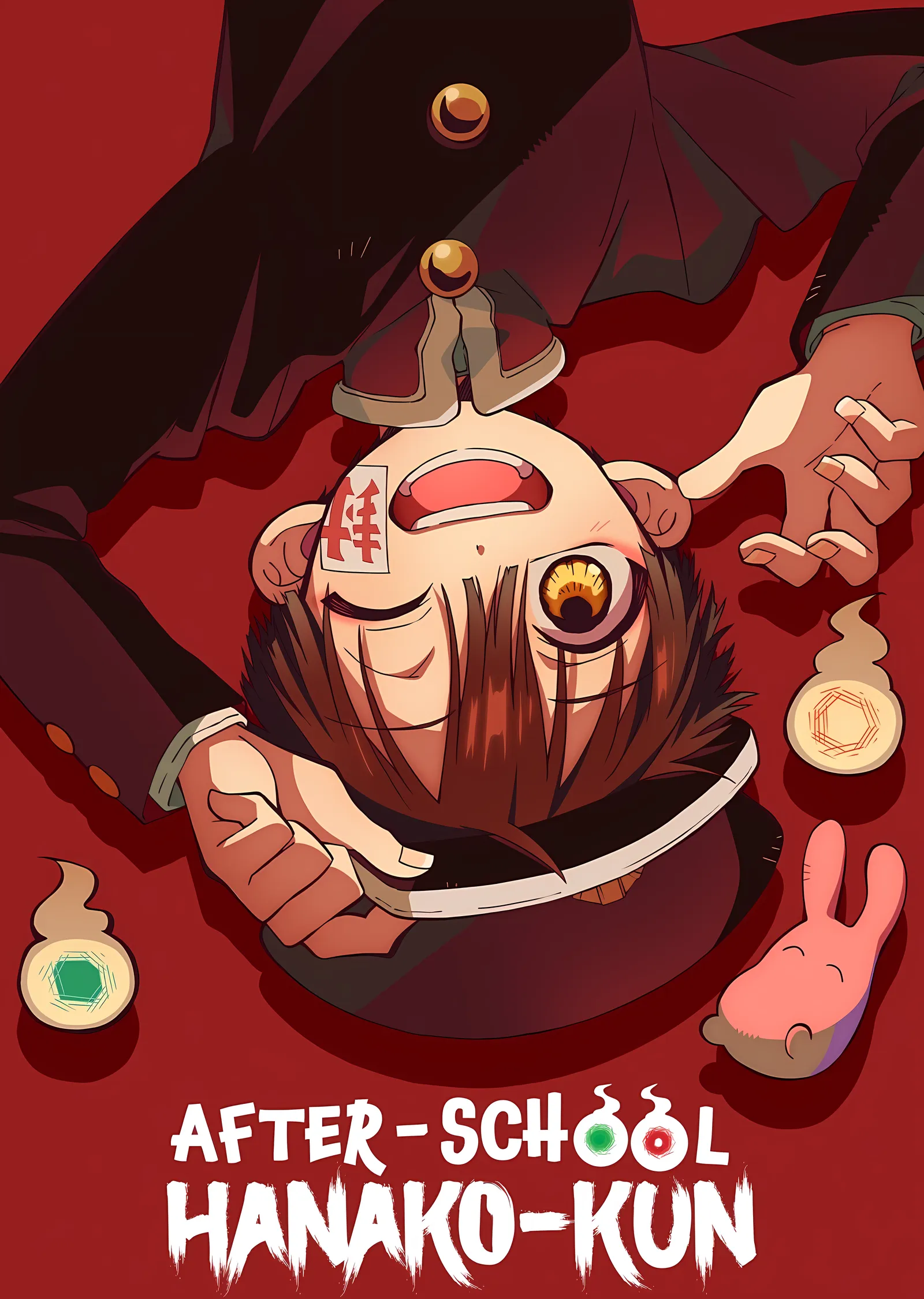 After-School Hanako-kun: Kırmızı Perde metal tablo