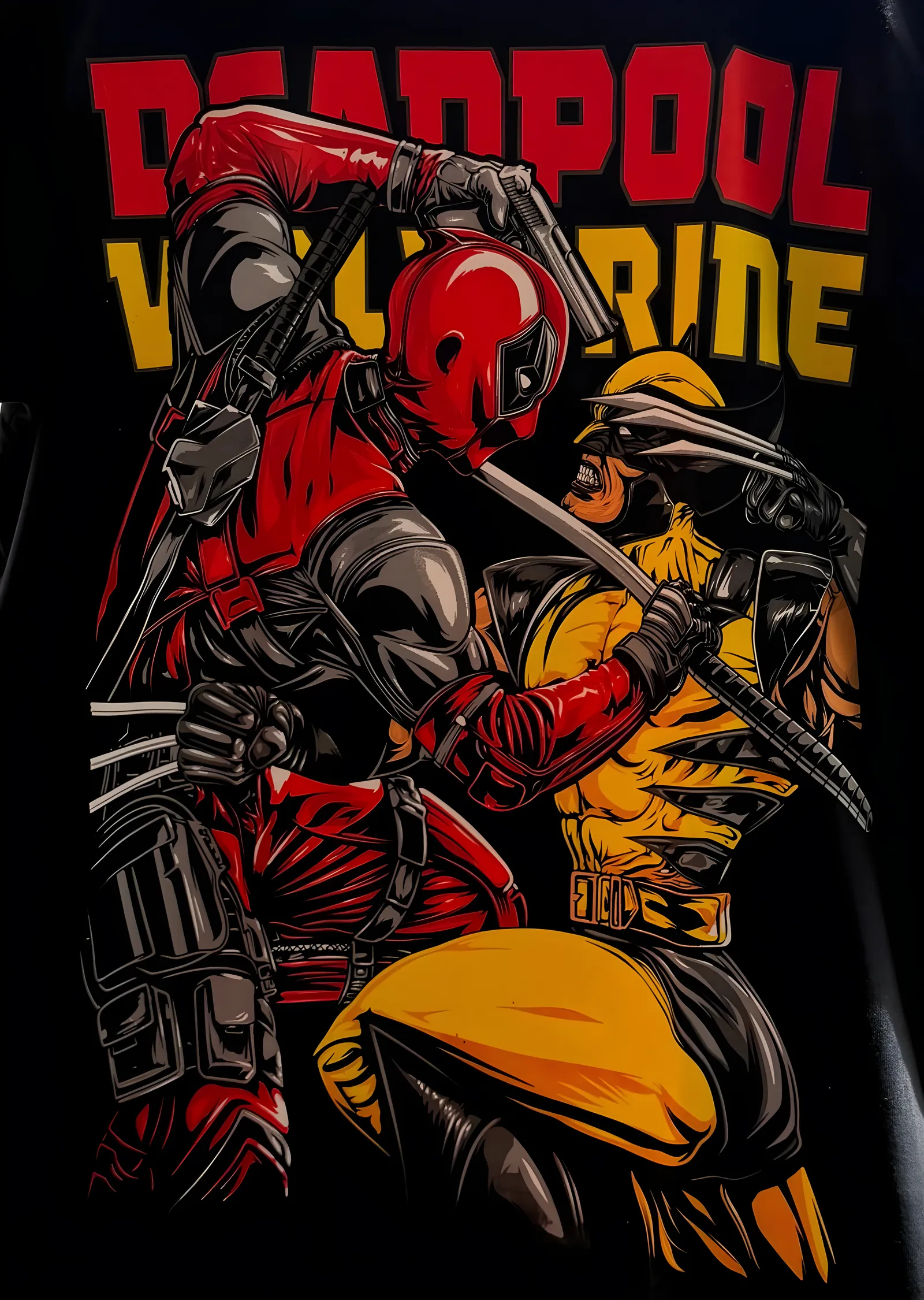Deadpool ve Wolverine: Karşı Karşıya metal tablo