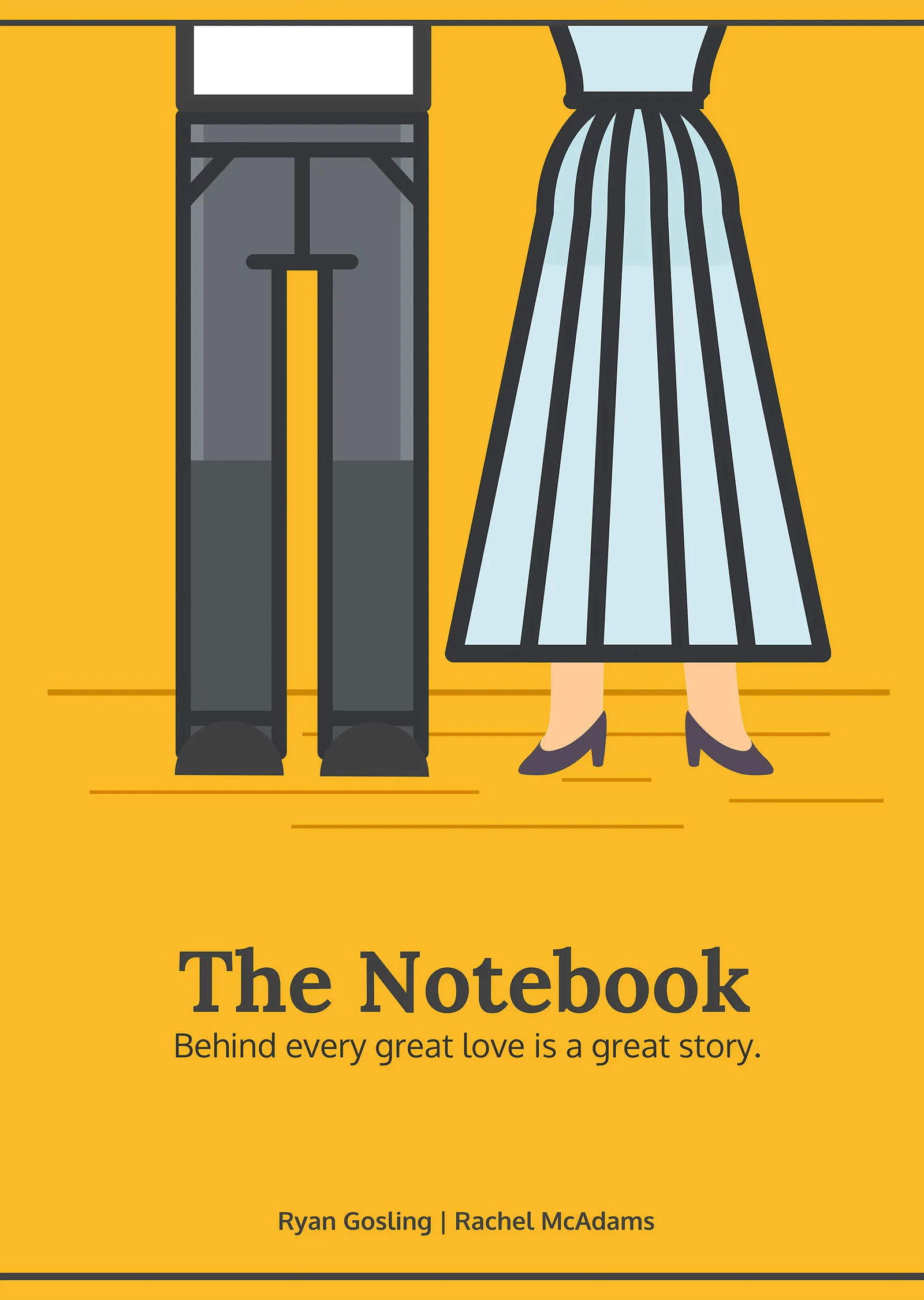 The Notebook: Her Büyük Aşkın Ardında Bir Hikaye Var metal tablo