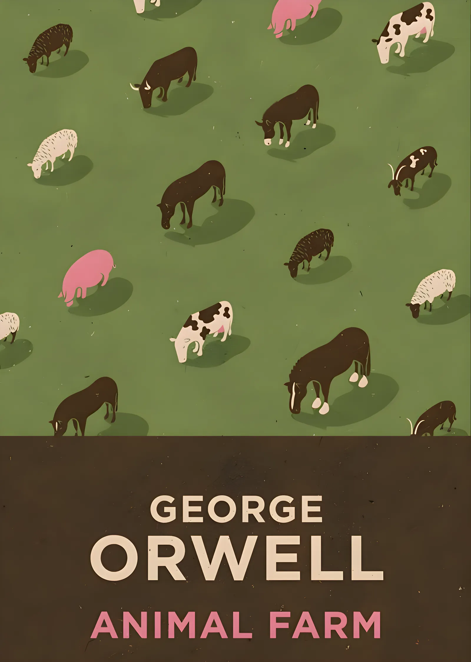 George Orwell: Hayvan Çiftliği metal tablo