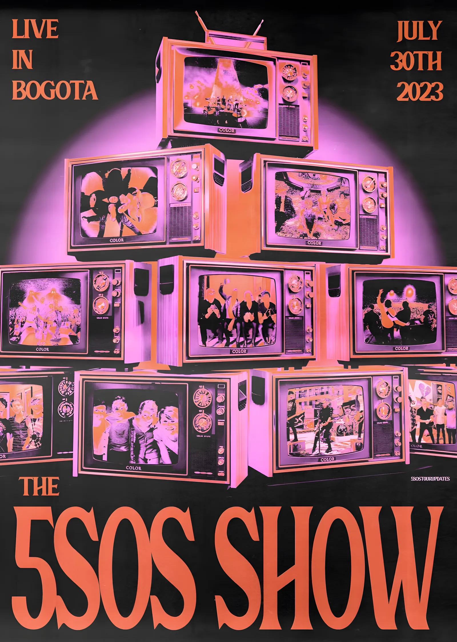5 Seconds of Summer - The 5SOS Show metal tablo