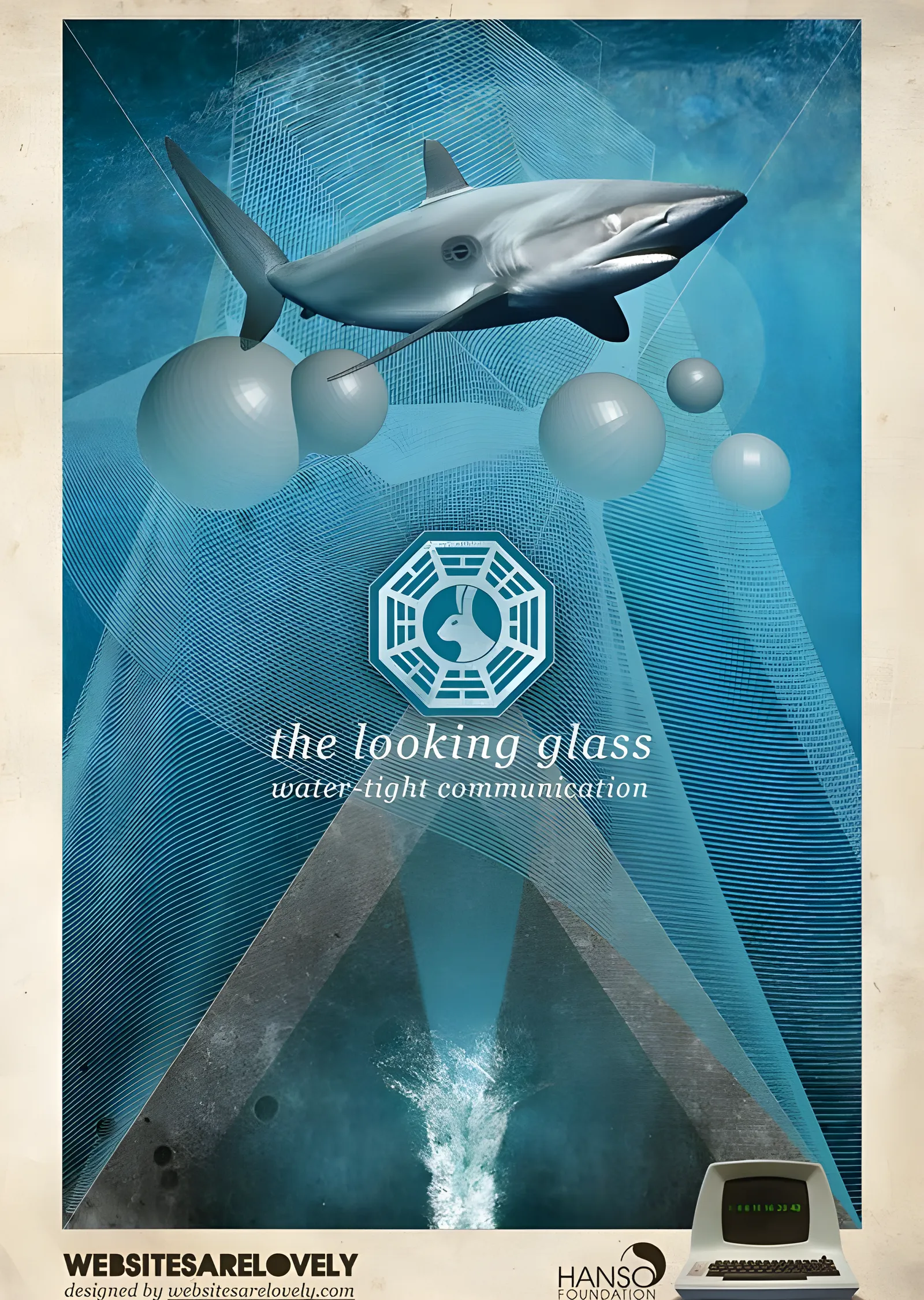 LOST: The Looking Glass metal tablo