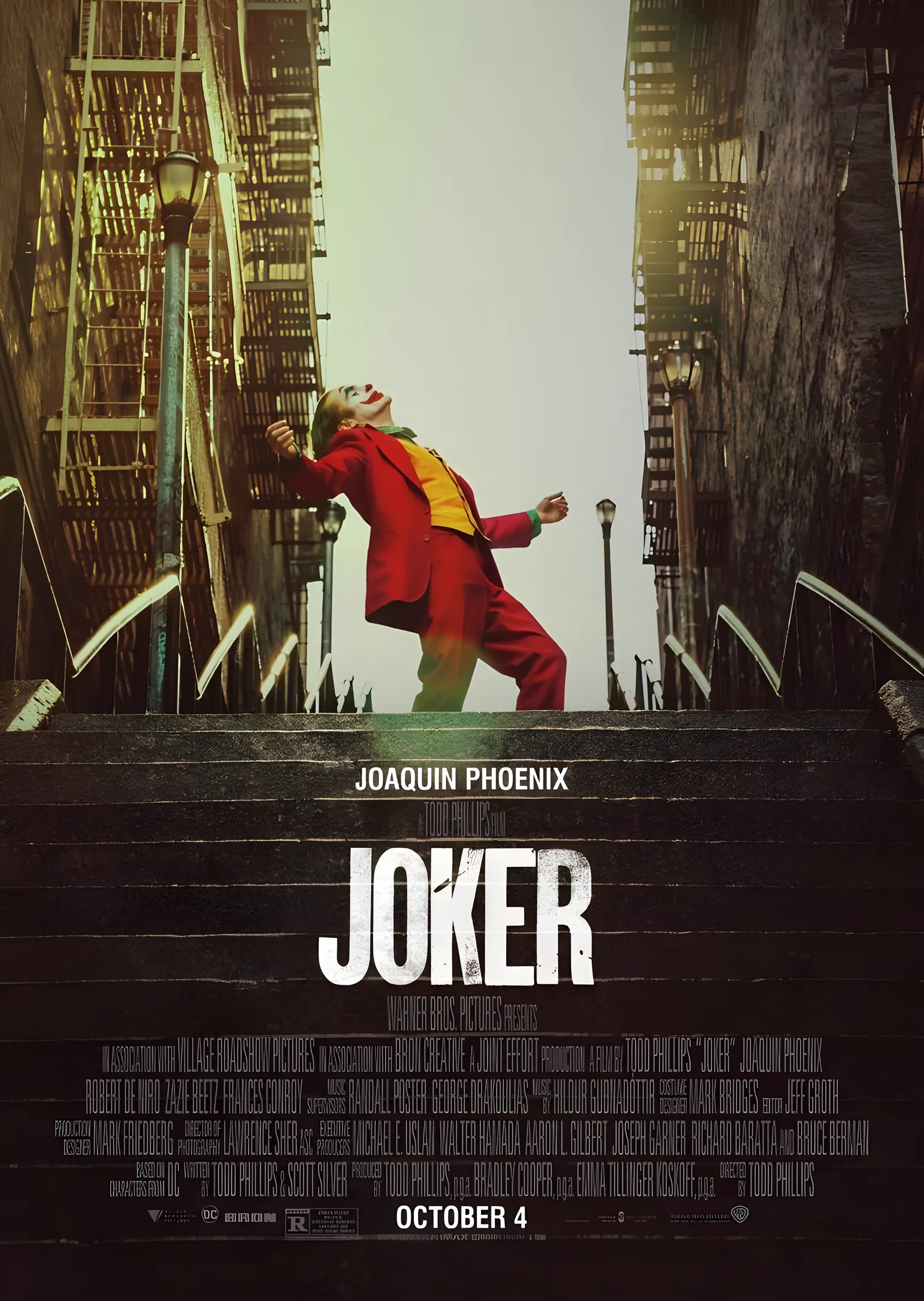 Joker - Joaquin Phoenix Merdivenlerde metal tablo