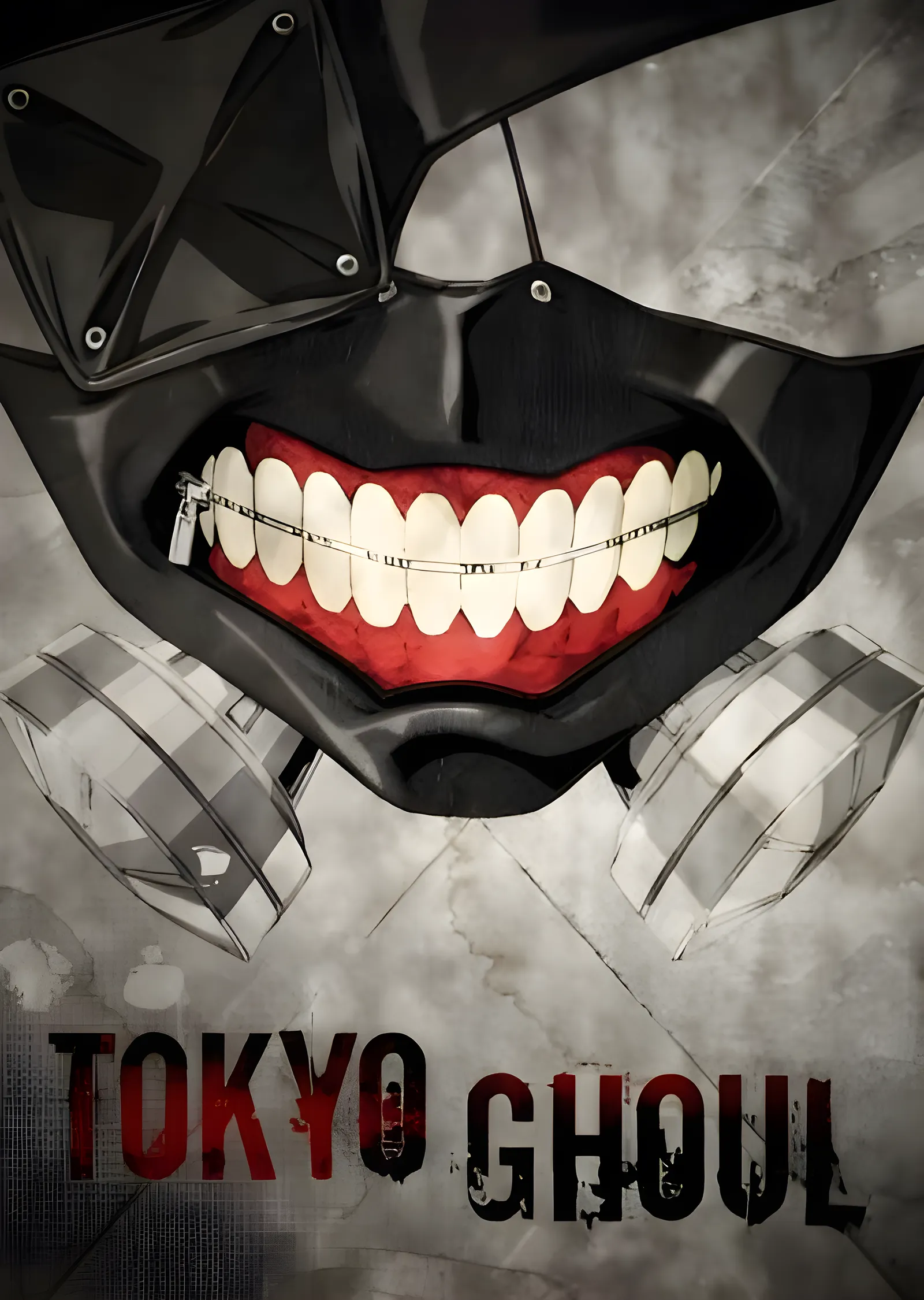 Tokyo Ghoul: Dişli Maske metal tablo